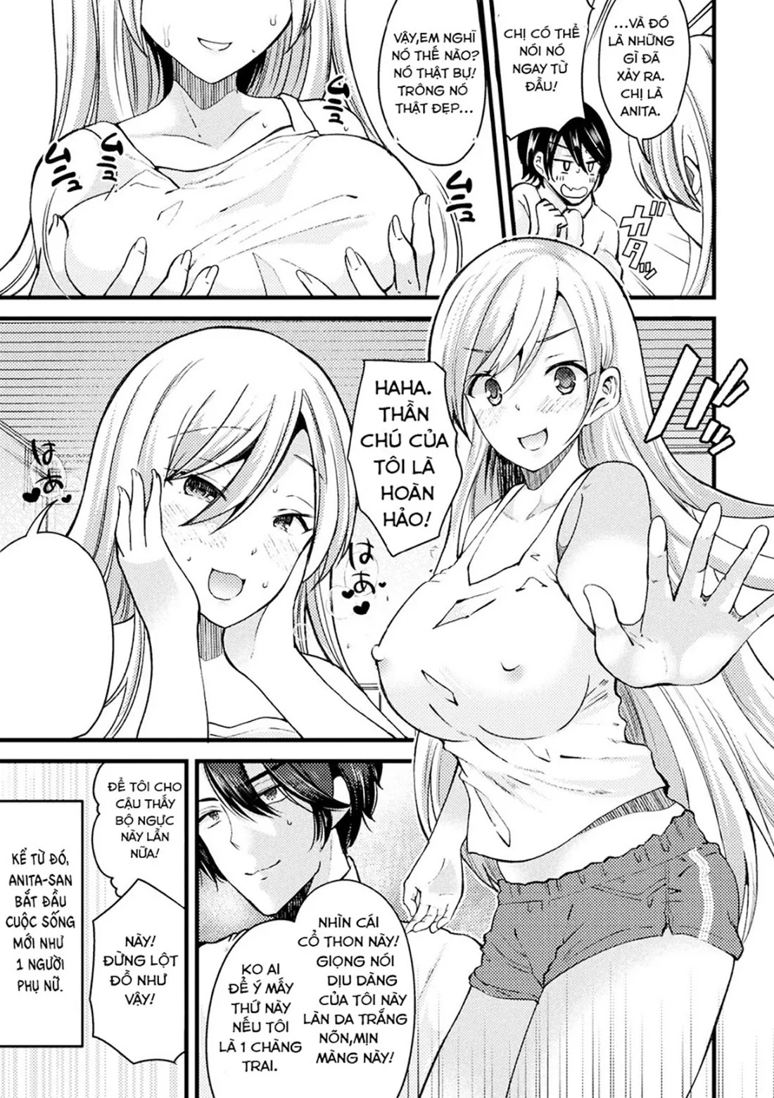 HentaiVN.net - Ảnh 4 - Turn Into A Woman And Become A Female Mage - Chap 1