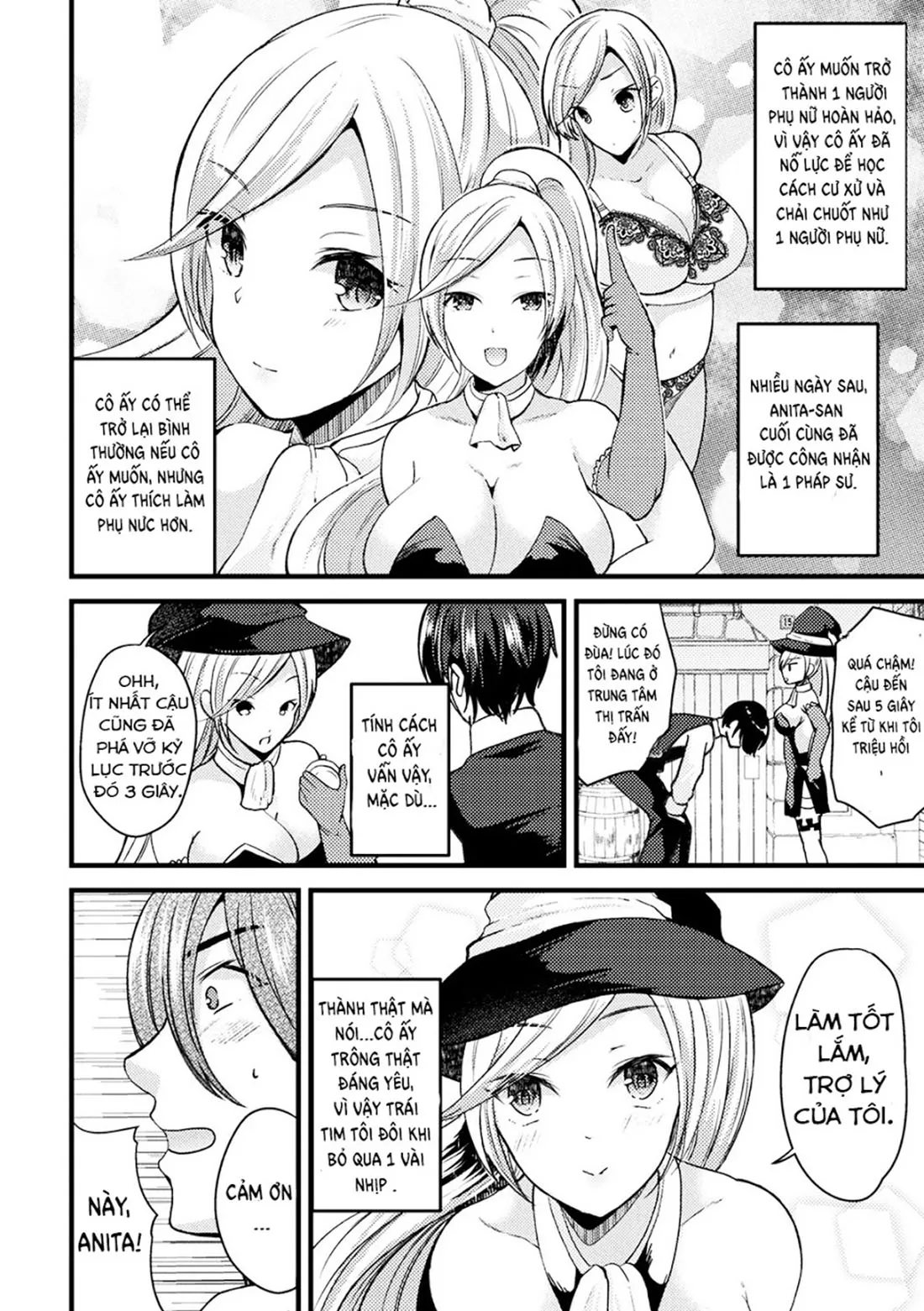 HentaiVN.net - Ảnh 5 - Turn Into A Woman And Become A Female Mage - Chap 1