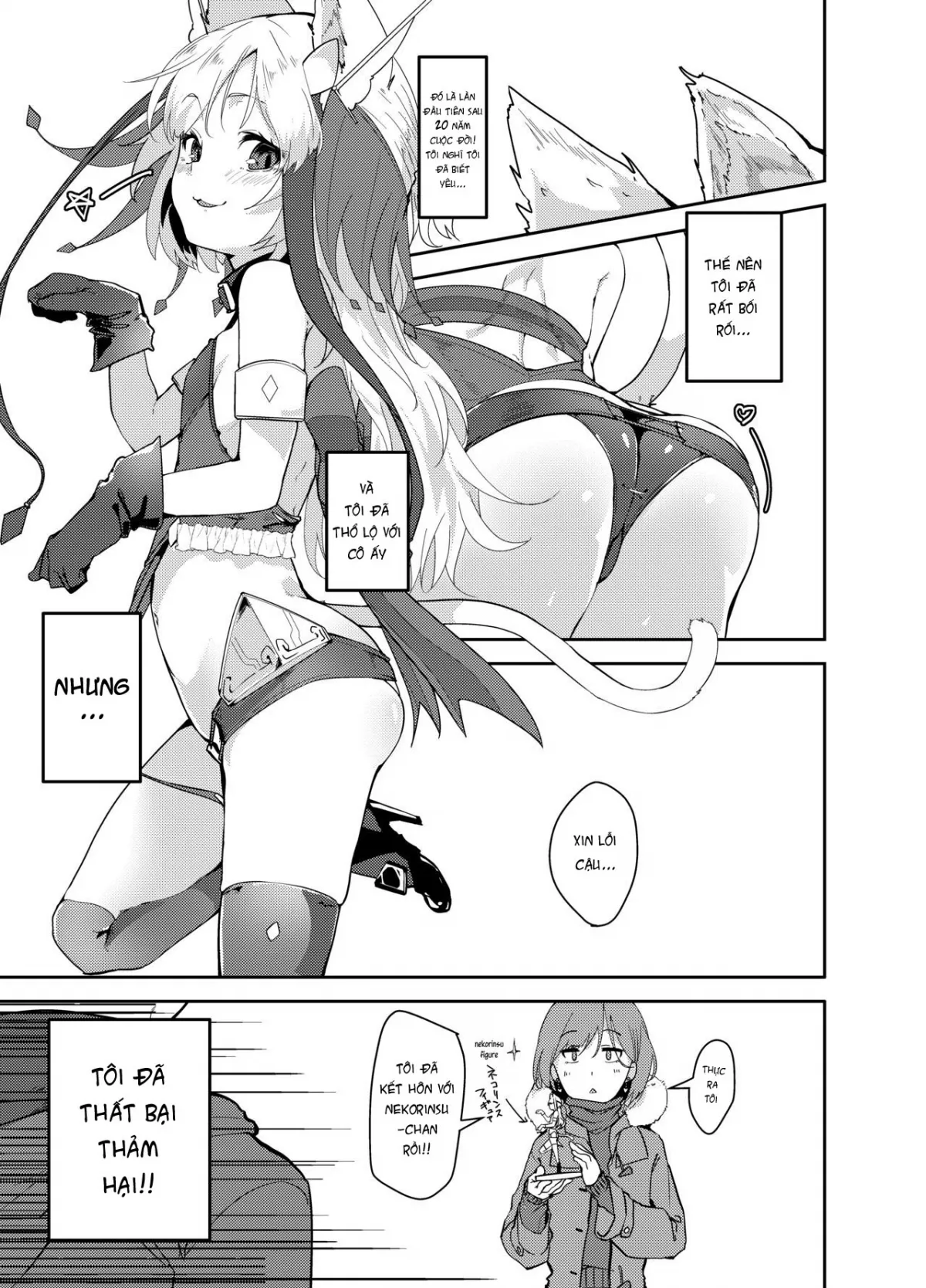 HentaiVN.net - Ảnh 3 - Cut Cat [Cut♂Cat♀ ~TSF~] - Chap 1