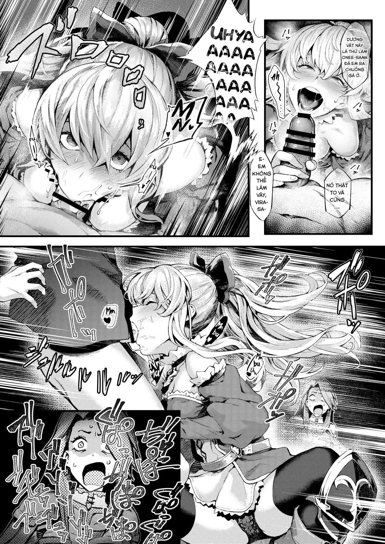 HentaiVN.net - Ảnh 10 - Nếu anh đã cho Onee-sama điều đấy, thì em cũng phải được vậy. [Onee-sama o Kurawaba Watashi mo Magna; If you're giving it to Onee-sama, include me as well.] - Chap 1