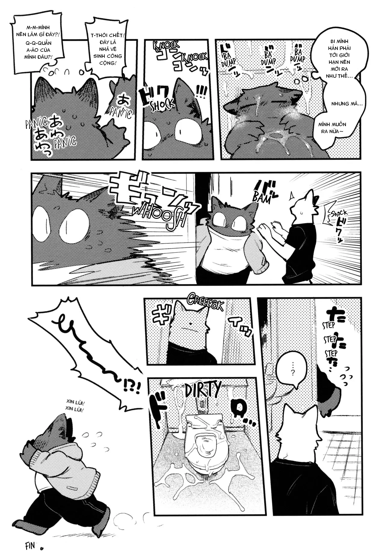 HentaiVN.net - Ảnh 15 - Nekoda trong nhà vệ sinh công cộng - Chap 1