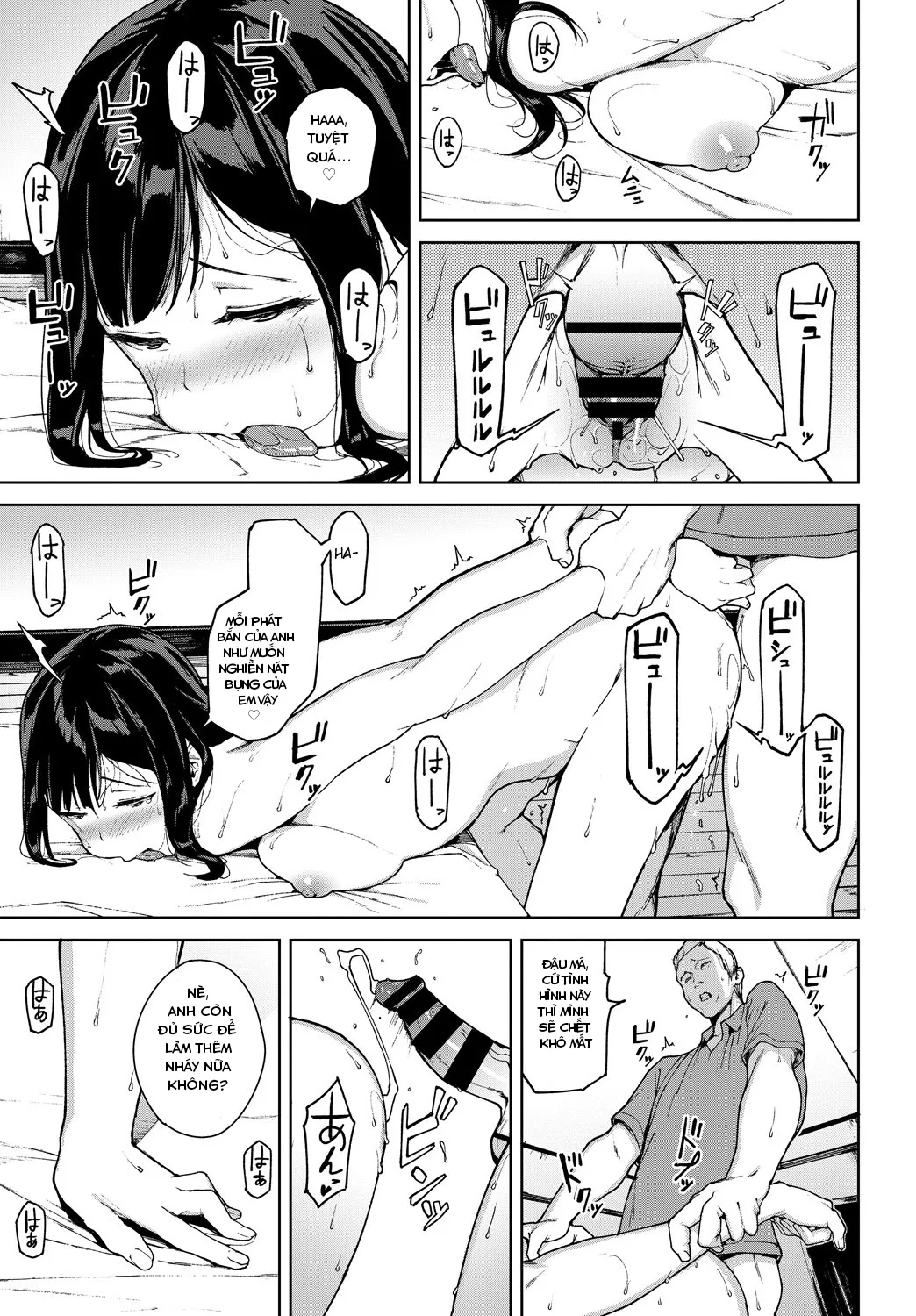 HentaiVN.net - Ảnh 15 - Anh giao hàng may mắn và chị chủ nhà xinh đẹp [Kumo no I; The Spider's Web] - Chap 1