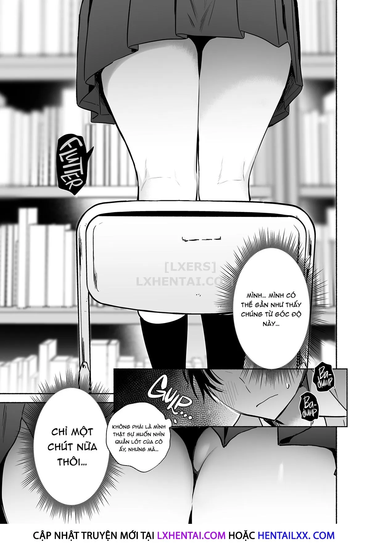 HentaiVN.net - Ảnh 16 - Mukuchi na Tosho Iin to Sex Zuke. [Addicted to Sex With a Taciturn Library Committee Member] - Chap 1