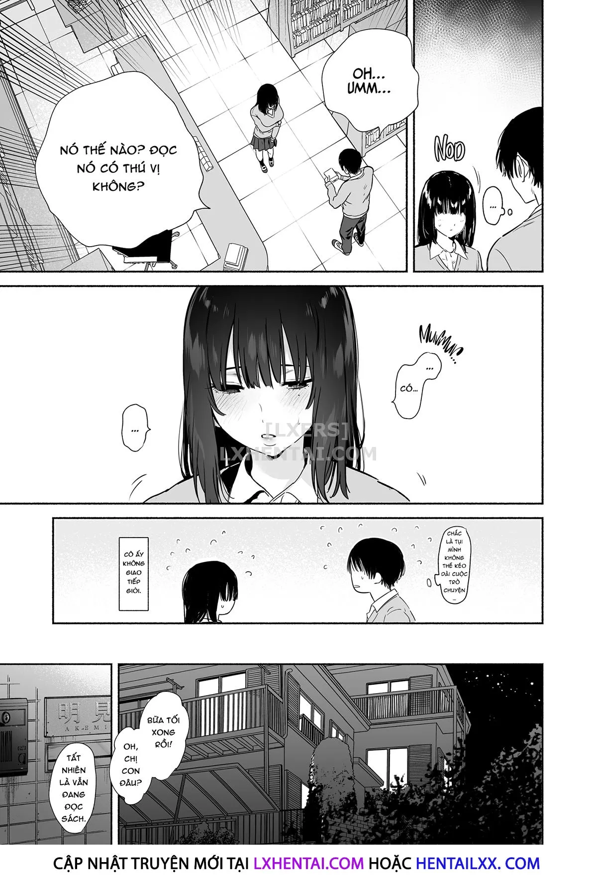HentaiVN.net - Ảnh 20 - Mukuchi na Tosho Iin to Sex Zuke. [Addicted to Sex With a Taciturn Library Committee Member] - Chap 1