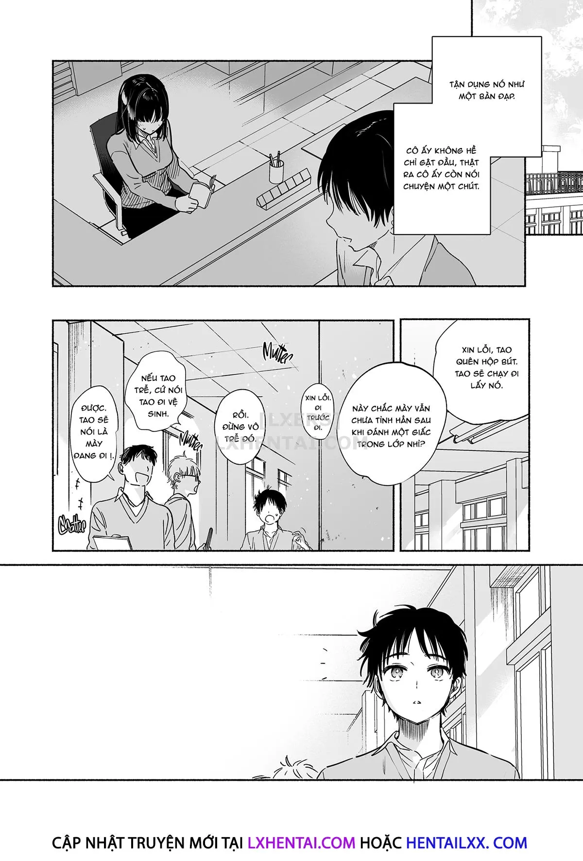 HentaiVN.net - Ảnh 25 - Mukuchi na Tosho Iin to Sex Zuke. [Addicted to Sex With a Taciturn Library Committee Member] - Chap 1