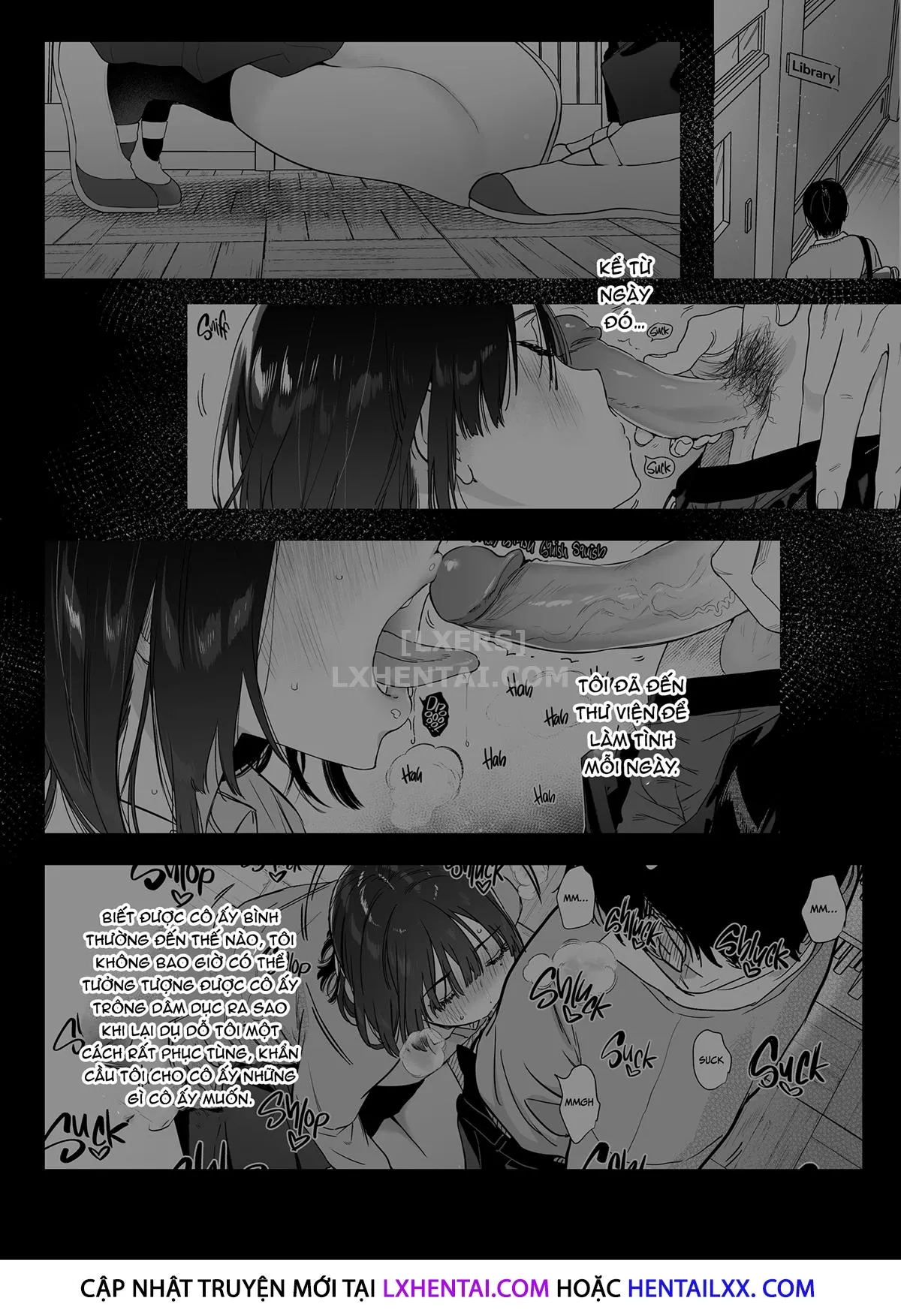 HentaiVN.net - Ảnh 47 - Mukuchi na Tosho Iin to Sex Zuke. [Addicted to Sex With a Taciturn Library Committee Member] - Chap 1