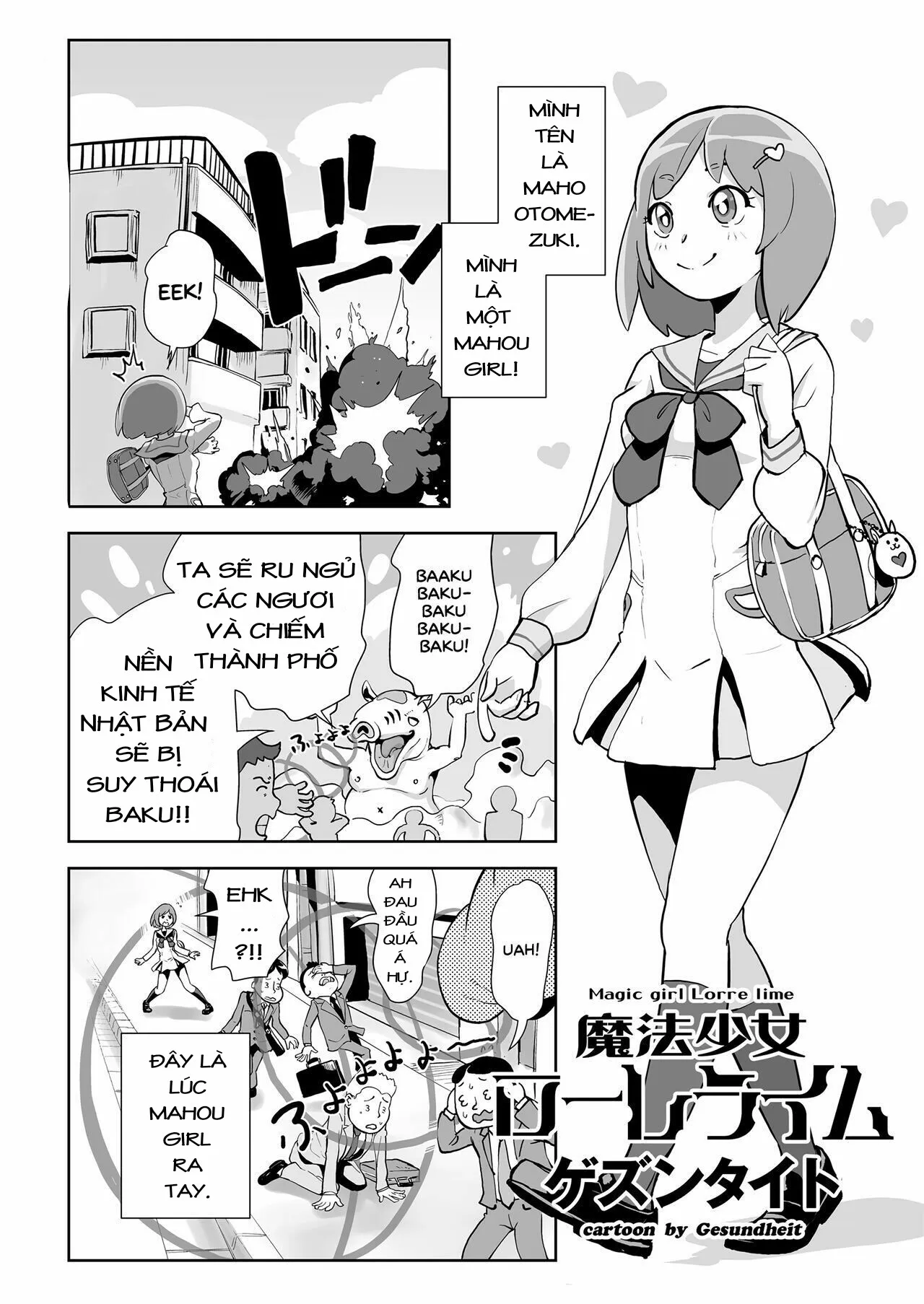 HentaiVN.net - Ảnh 2 - Mahou Shoujo Lorre Lime Magical Girl Lorre Lime - Chap 1