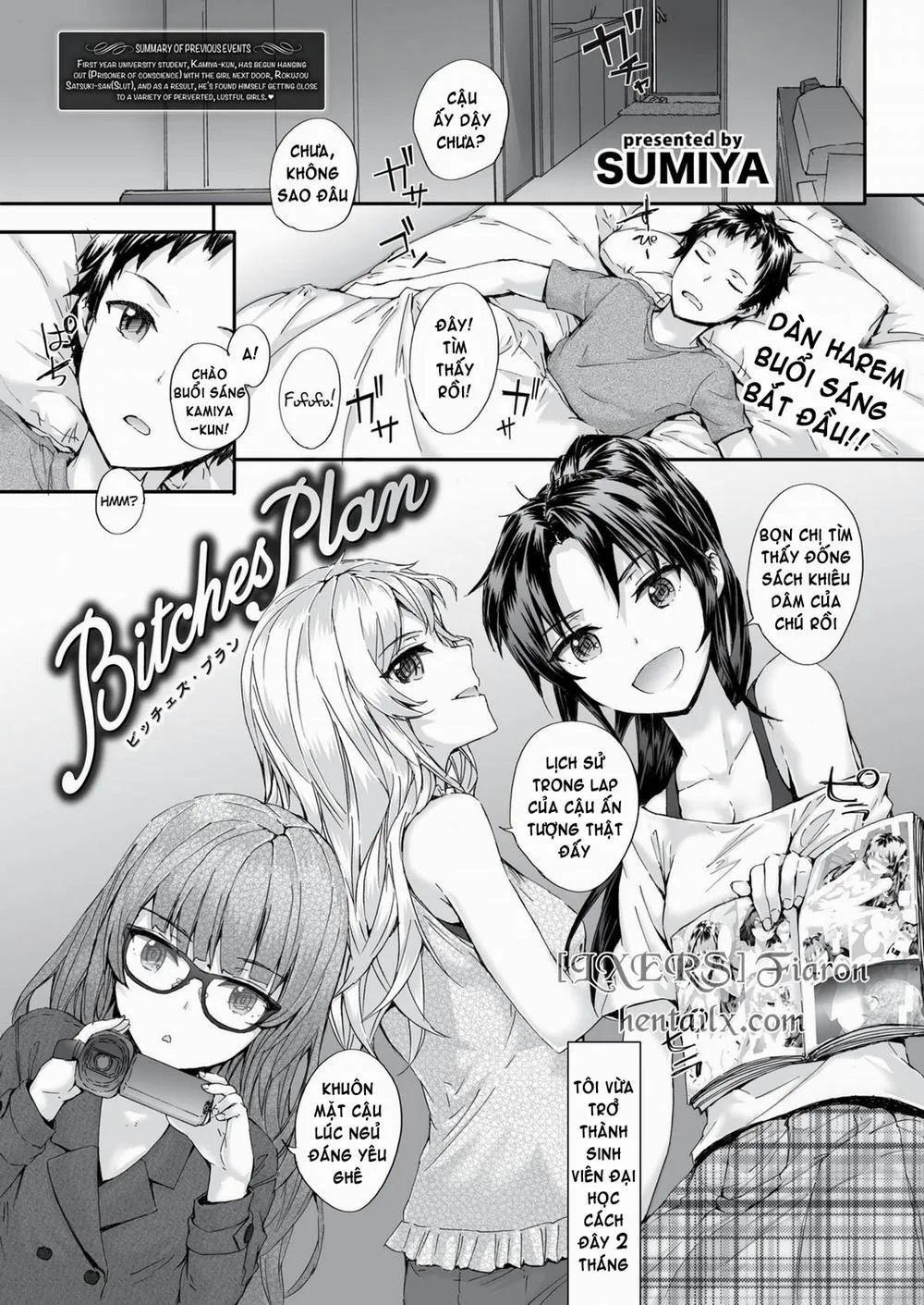 HentaiVN.net - Ảnh 1 - Bitches Plan - Chap 1