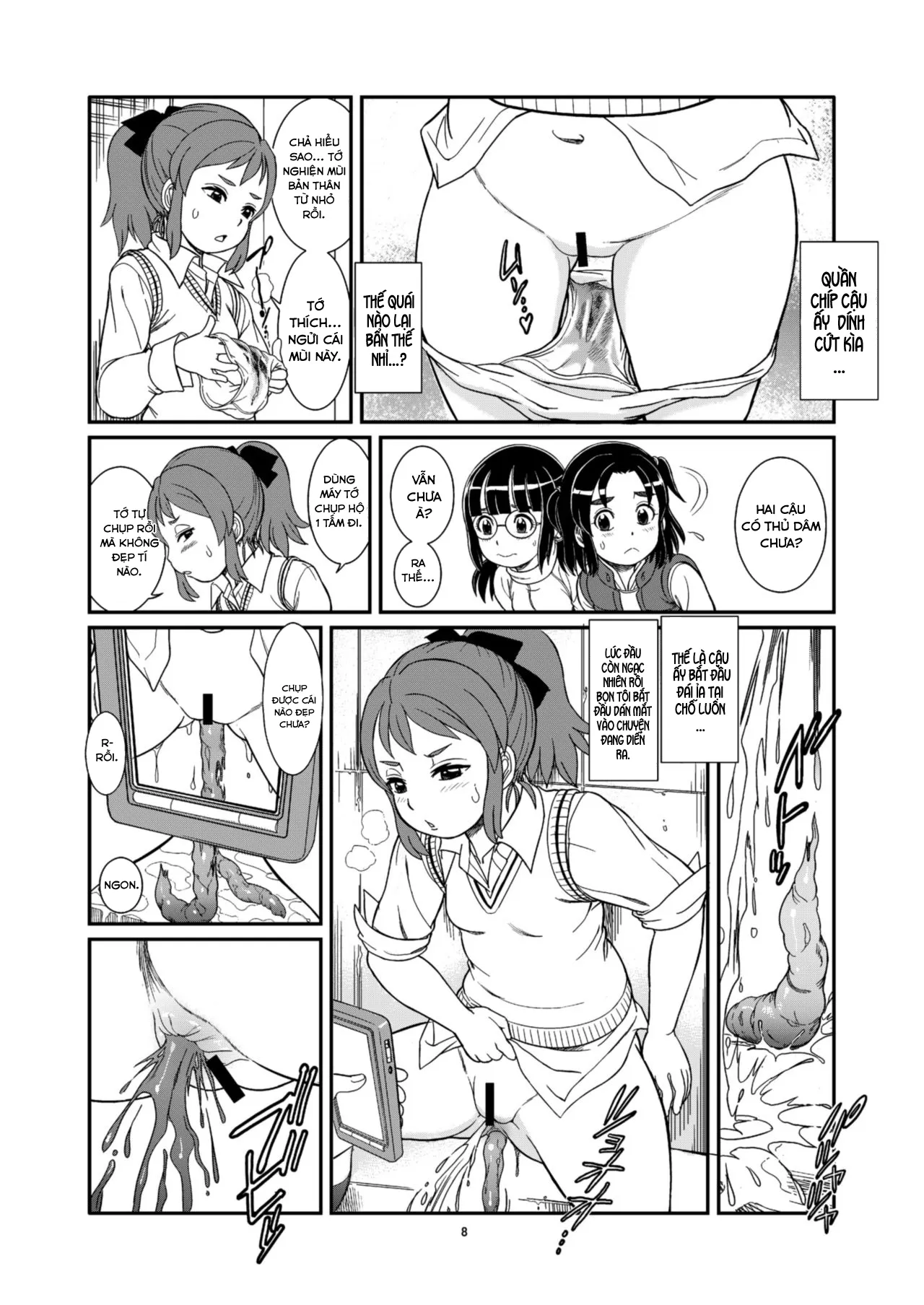 HentaiVN.net - Ảnh 10 - Unchi ya Oshikko de Kimochiyoku Naru Watashi-tachi [ウンチやおしっこで気持ちよくなる私たち] - Chap 1