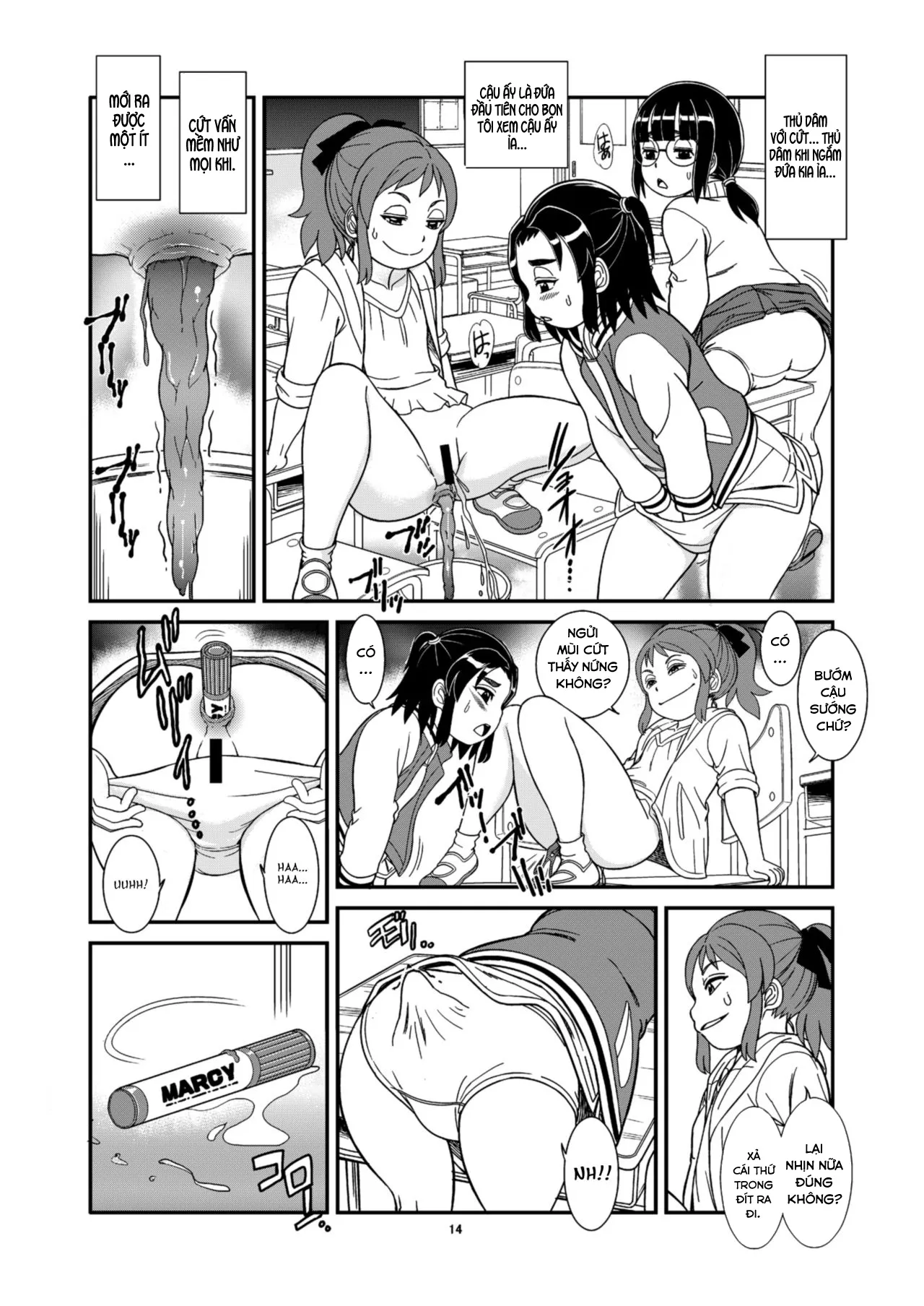 HentaiVN.net - Ảnh 16 - Unchi ya Oshikko de Kimochiyoku Naru Watashi-tachi [ウンチやおしっこで気持ちよくなる私たち] - Chap 1