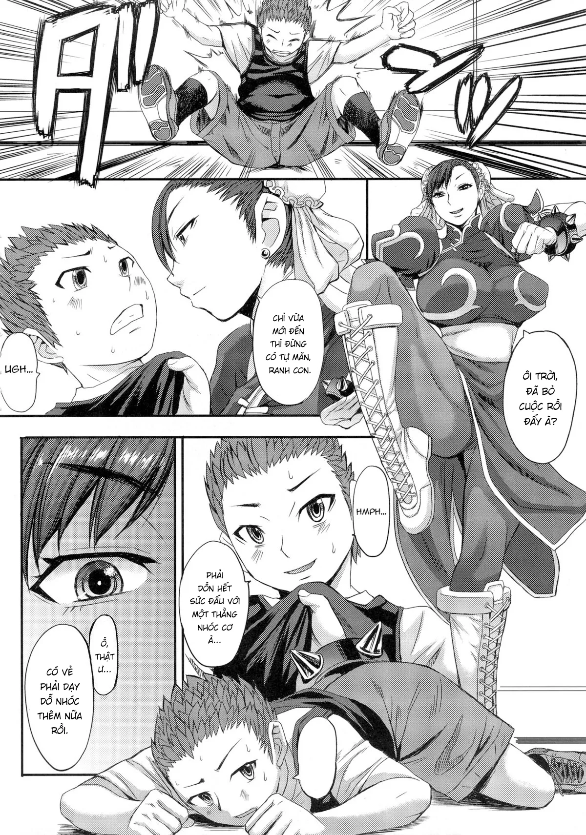 HentaiVN.net - Ảnh 3 - Chun-li bạo dâm [S-chun] - Chap 1