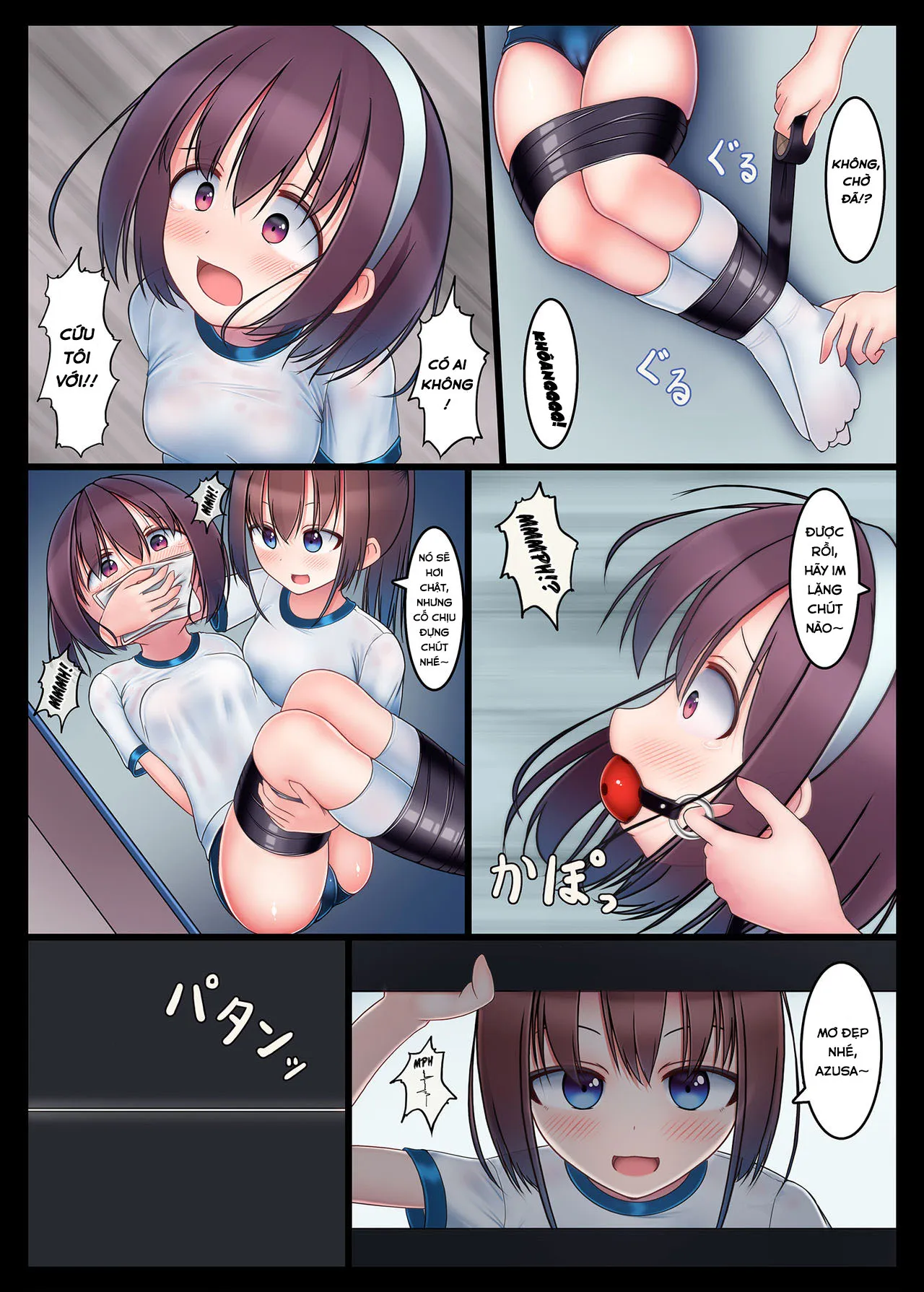 HentaiVN.net - Ảnh 4 - Houkago no Taiiku Souko -Nuresuke Rikujoubu Hen- [Afterschool Phys. Ed. Warehouse -Seethrough Track and Field Arc-; 放課後の体育倉庫 -濡れ透け陸上部 編-] - Chap 1