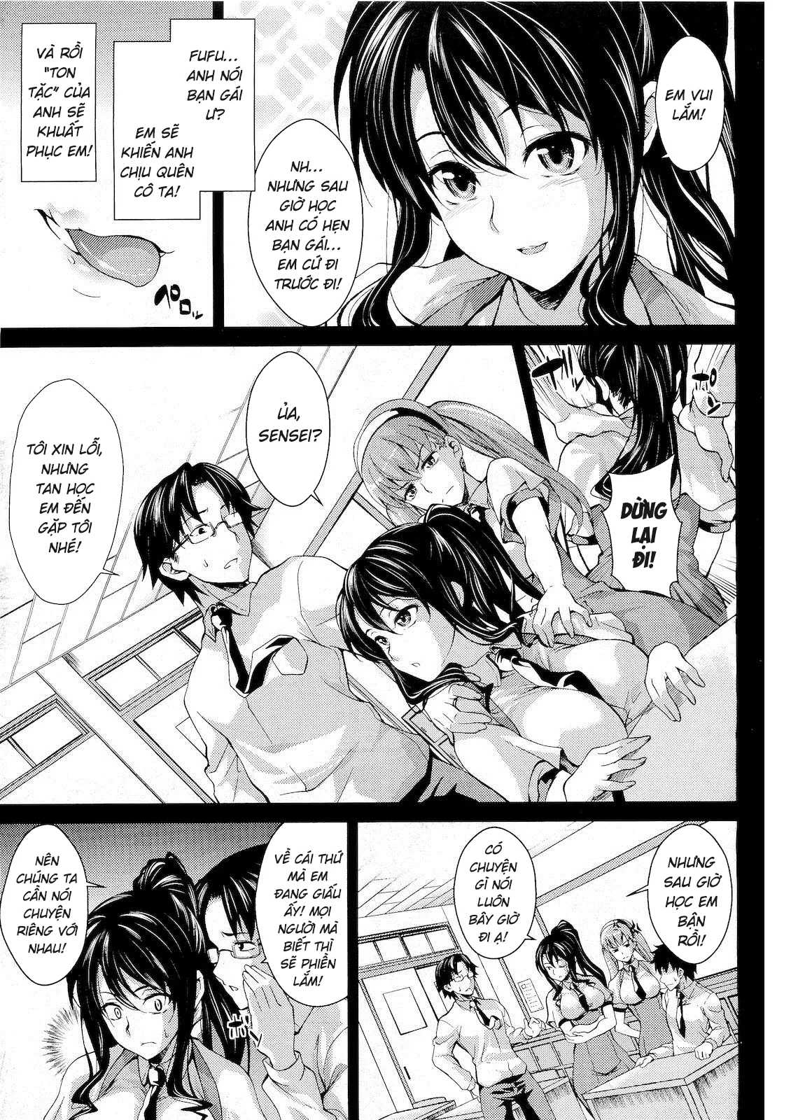 HentaiVN.net - Ảnh 4 - Teacher & husband! [てぃーちゃー＆はずばんど!] - Chap 1