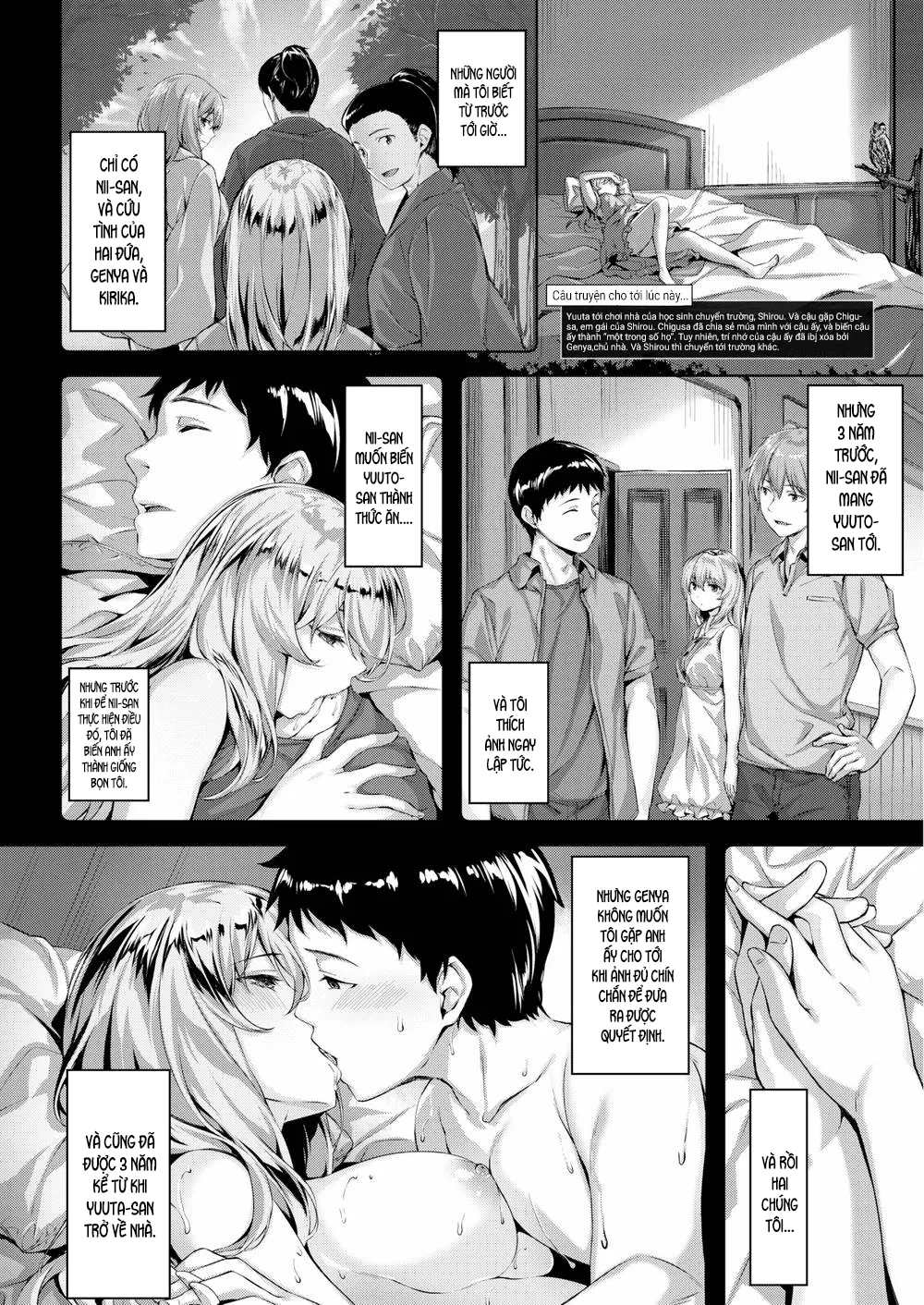 HentaiVN.net - Ảnh 4 - The Owl's Mansion [梟の館, Fukurou no Yakata, Night Owl, The Blink of an Owl] - Chap 3