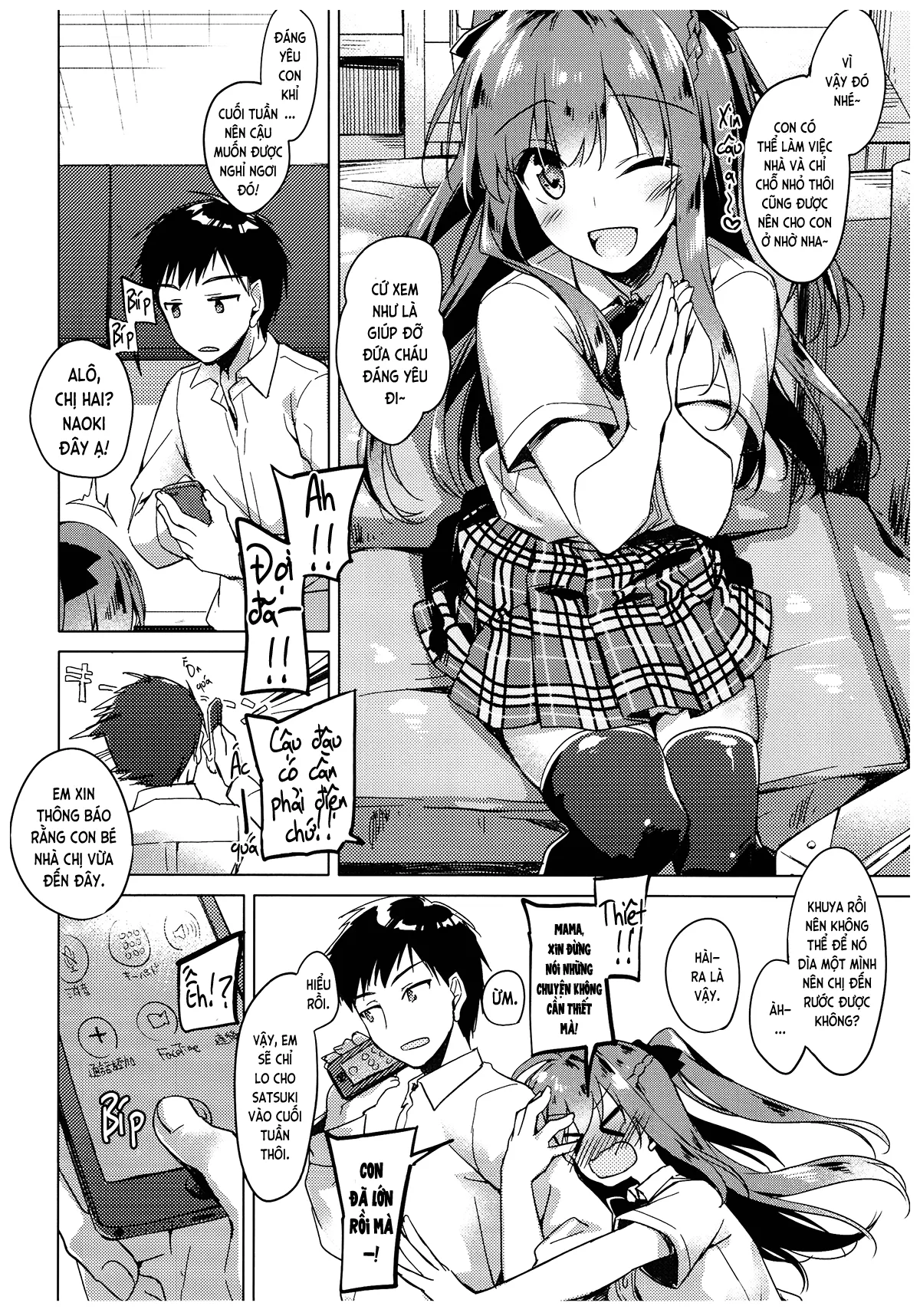 HentaiVN.net - Ảnh 4 - Maybe I love you [Có lẽ em yêu anh; メイビーアイラブユー] - Chap 1