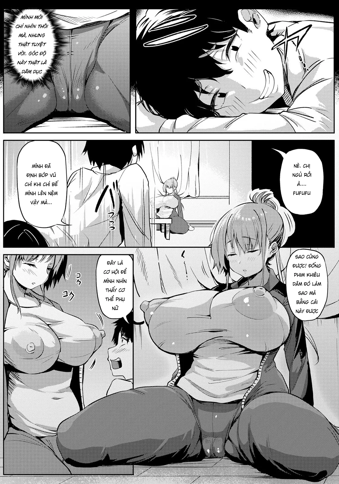 HentaiVN.net - Ảnh 9 - Cô chị mê ngủ và thằng nhóc hư hỏng [Onee-chan Ecchi na Ko wa Karai Dakara ne! ; Onee-chan Hates Naughty Boys!] - Chap 1