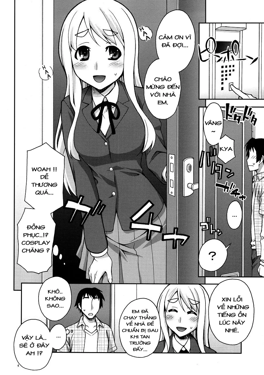 HentaiVN.net - Ảnh 3 - Công việc bán thời gian của Mugi-chan ...v... [Mugi-chan's Secret Part Time Job; Mugi-chan no Himitsu no Arbeit] - Chap 1