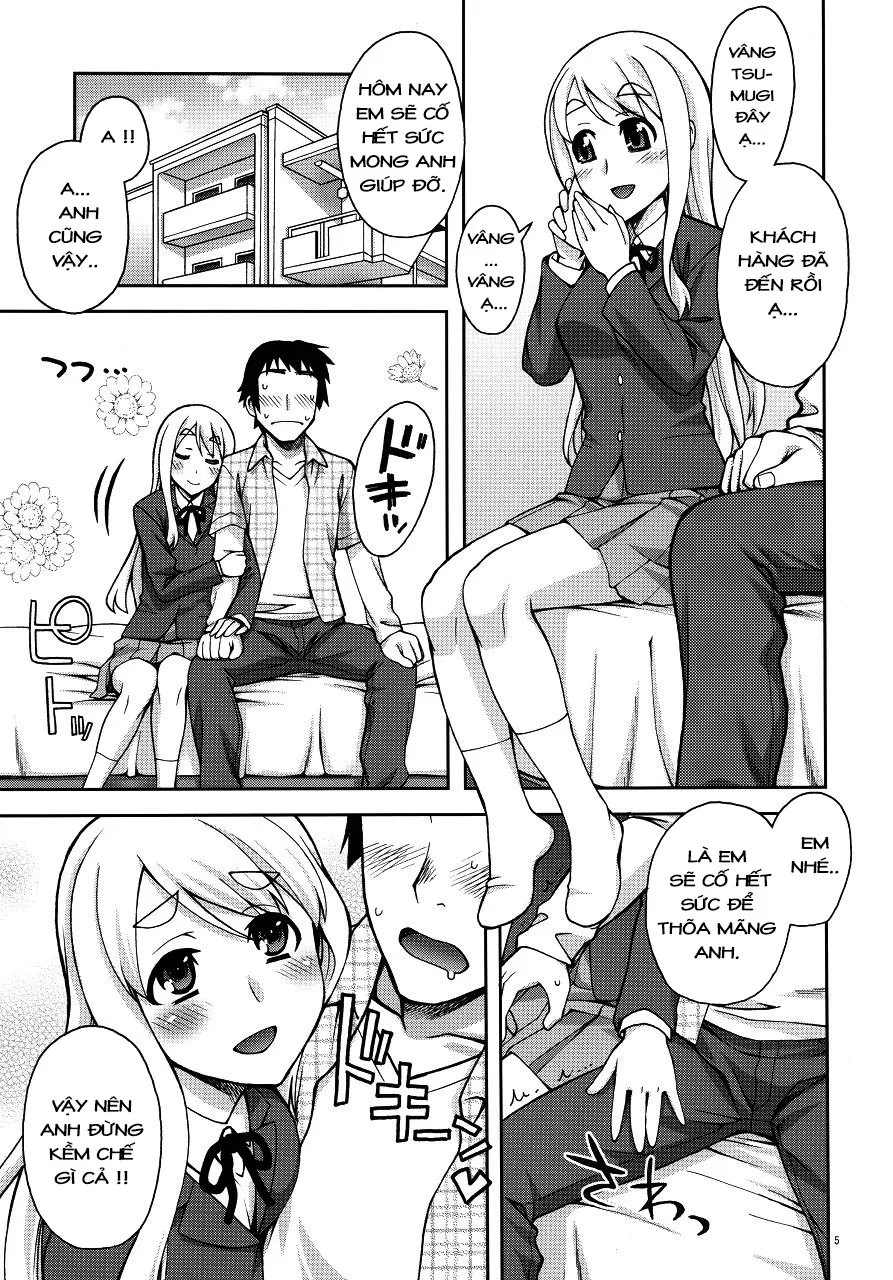 HentaiVN.net - Ảnh 4 - Công việc bán thời gian của Mugi-chan ...v... [Mugi-chan's Secret Part Time Job; Mugi-chan no Himitsu no Arbeit] - Chap 1