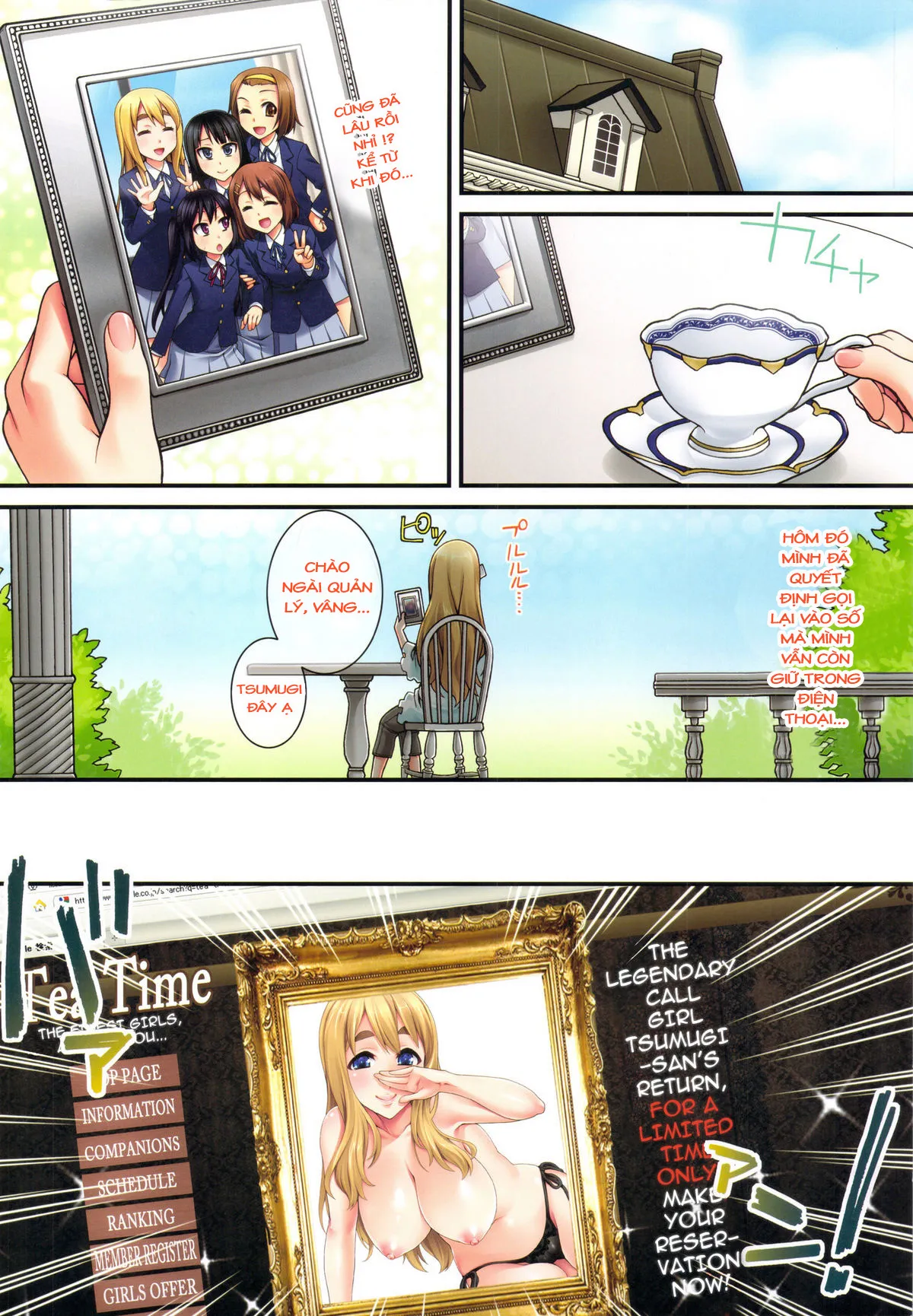 HentaiVN.net - Ảnh 3 - Công việc bán thời gian của Mugi-chan ...v... [Mugi-chan's Secret Part Time Job; Mugi-chan no Himitsu no Arbeit] - Chap 5