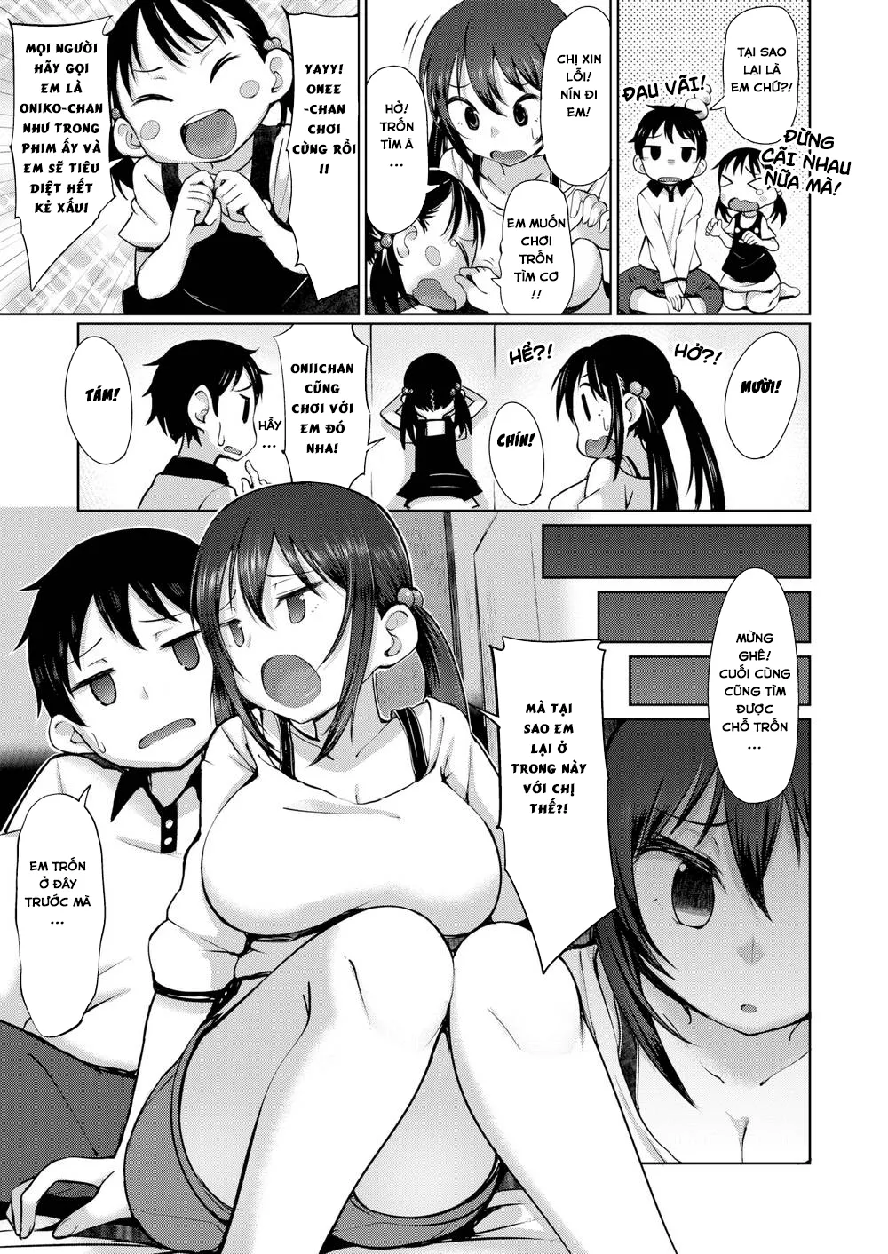 HentaiVN.net - Ảnh 4 - Trốn Tìm Kiểu Người Lớn! [Hide and Seek] - Chap 1