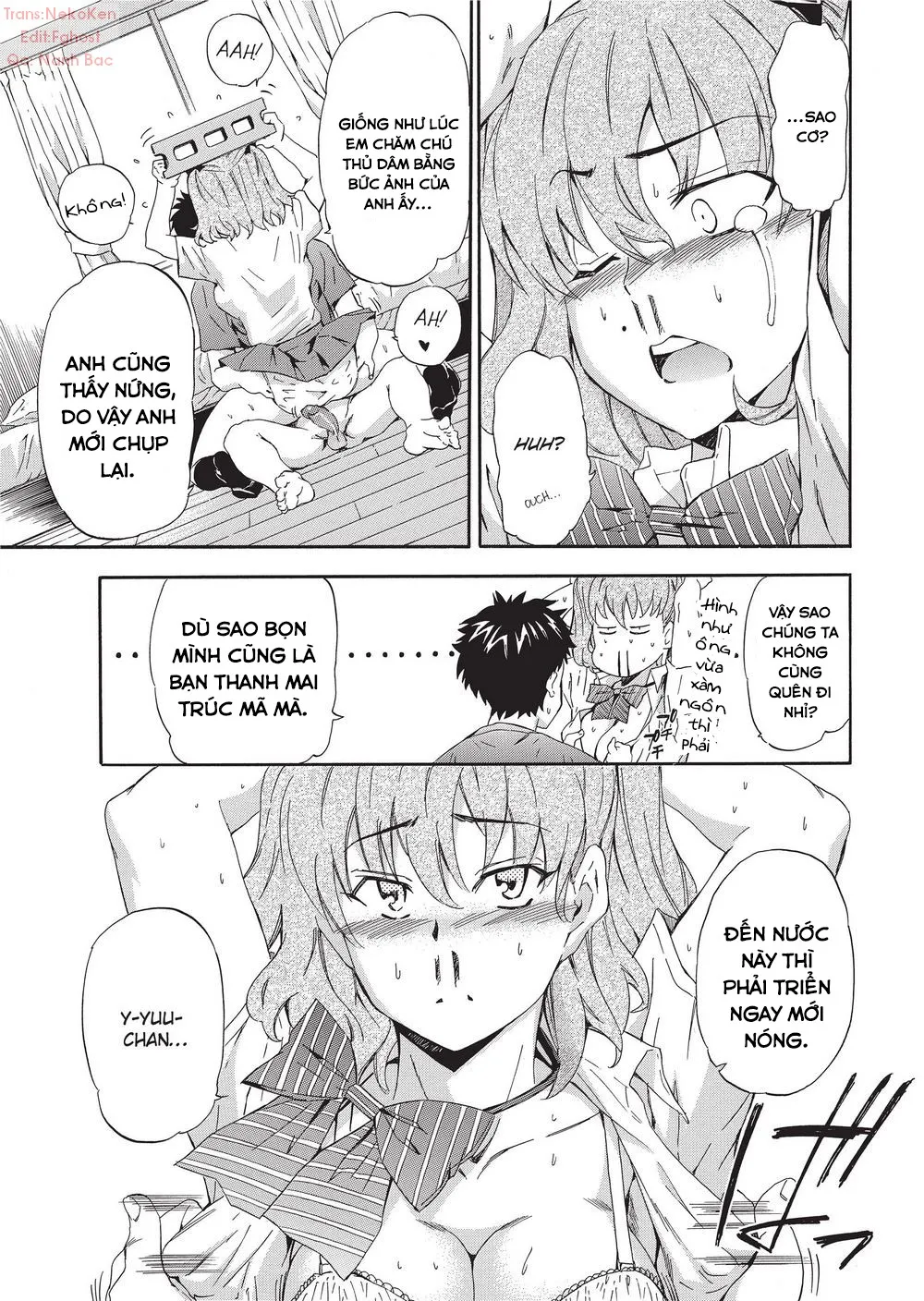HentaiVN.net - Ảnh 10 - Girl’s Shock!! - Chap 4