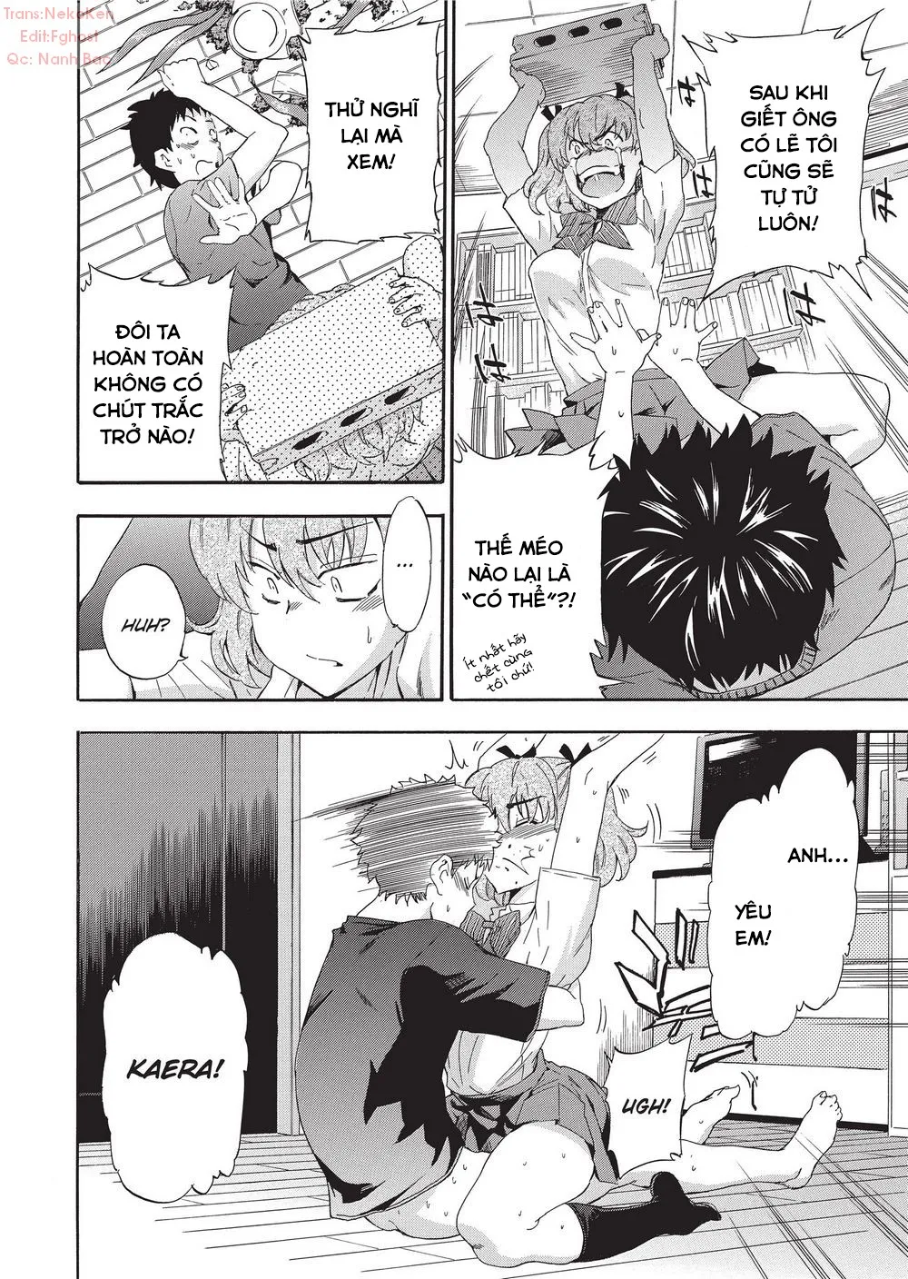 HentaiVN.net - Ảnh 9 - Girl’s Shock!! - Chap 4