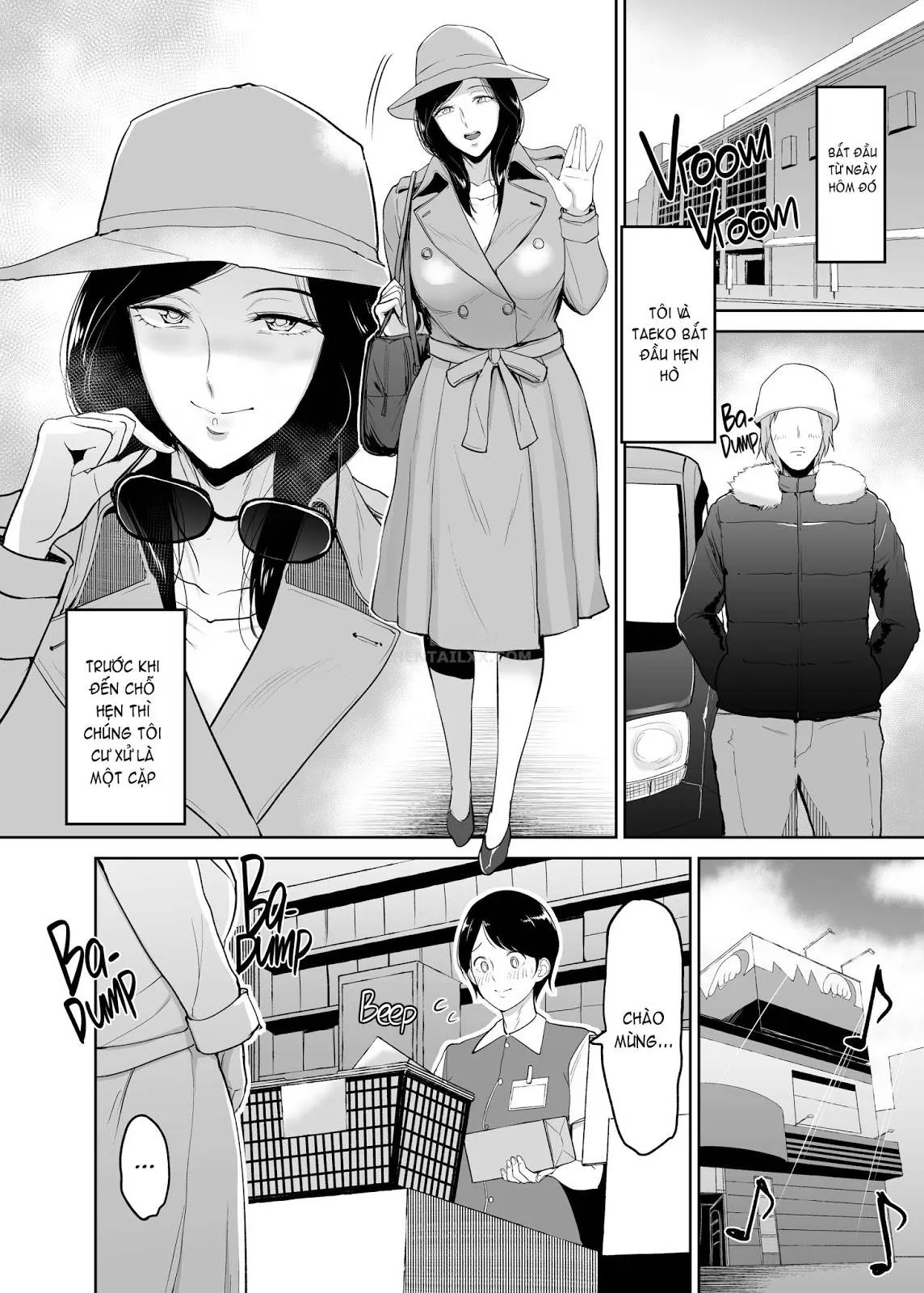 HentaiVN.net - Ảnh 20 - Hot Springs With Mrs. Taeko [Taeko Sakaki's Daring Tryst] - Chap 1