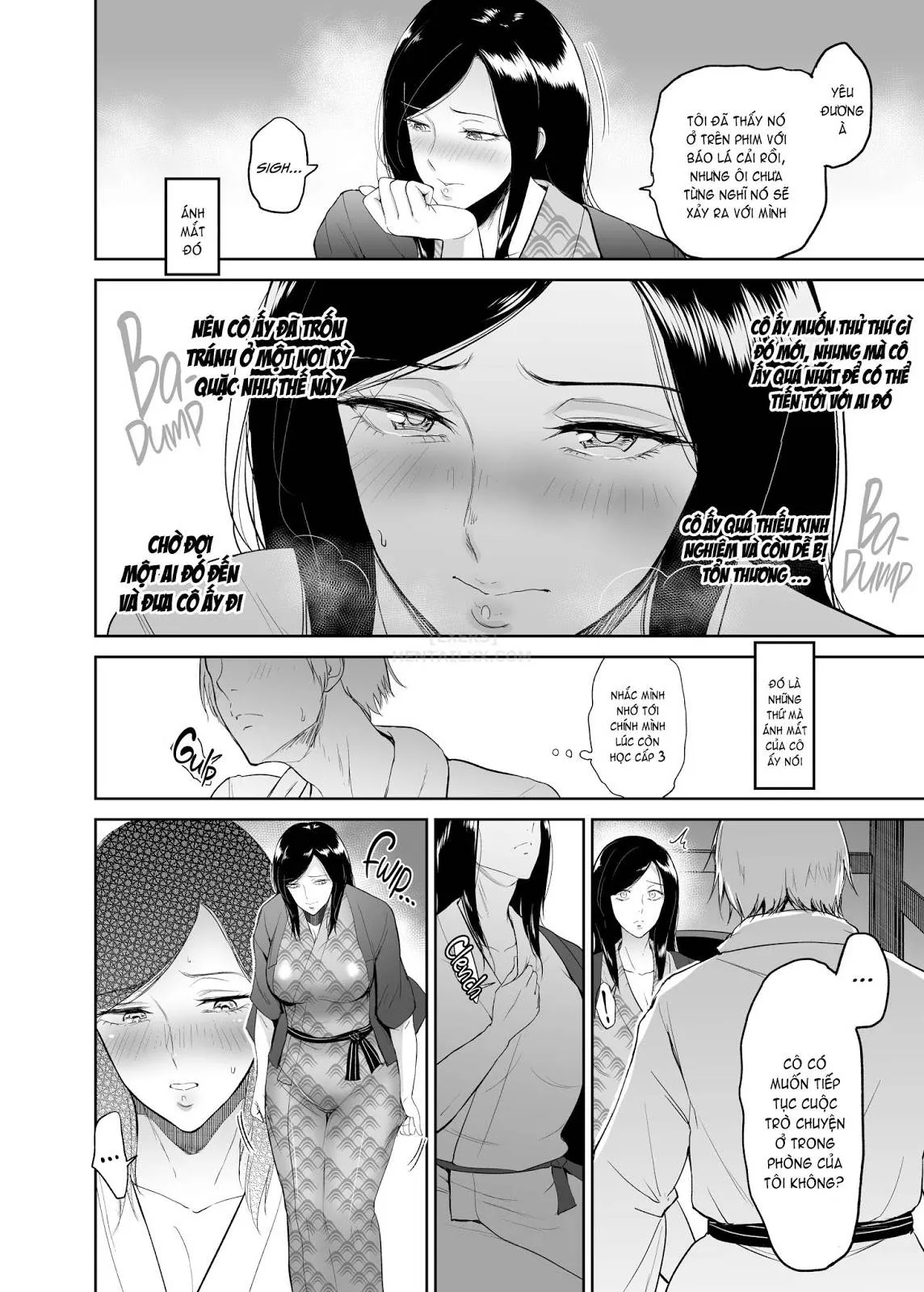 HentaiVN.net - Ảnh 6 - Hot Springs With Mrs. Taeko [Taeko Sakaki's Daring Tryst] - Chap 1