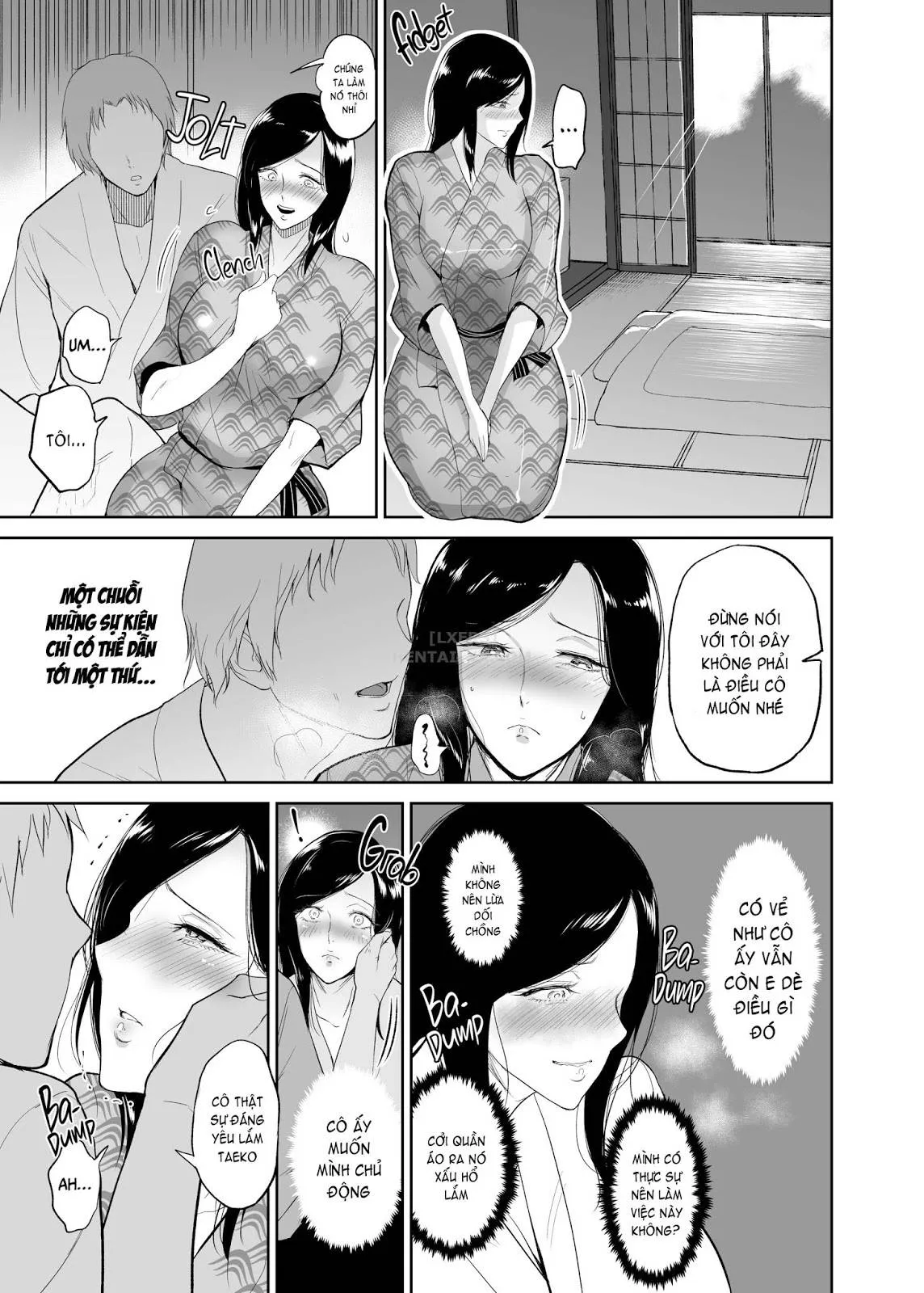 HentaiVN.net - Ảnh 7 - Hot Springs With Mrs. Taeko [Taeko Sakaki's Daring Tryst] - Chap 1