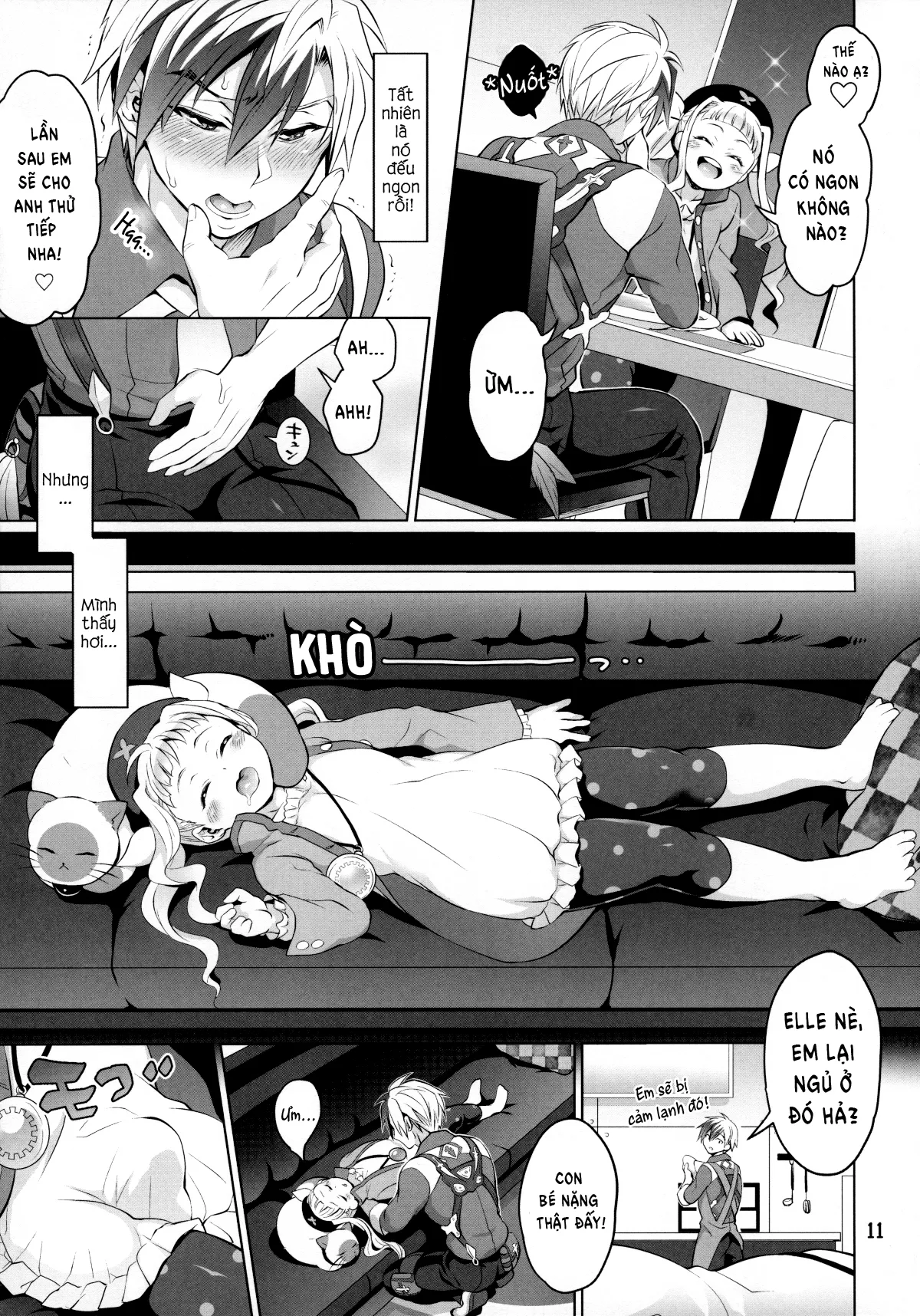 HentaiVN.net - Ảnh 10 - Futanari Elle to Ludger no Aibou Soup - Chap 1