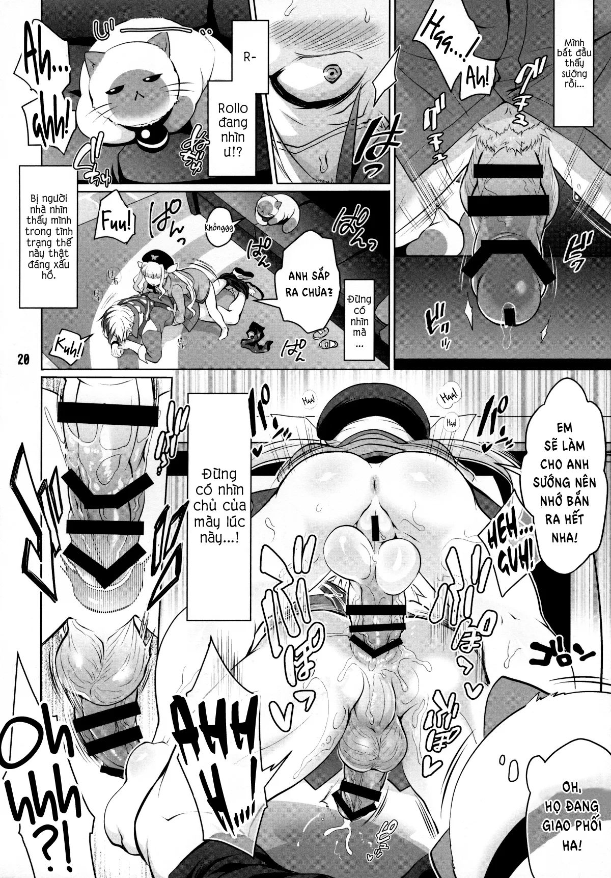 HentaiVN.net - Ảnh 19 - Futanari Elle to Ludger no Aibou Soup - Chap 1