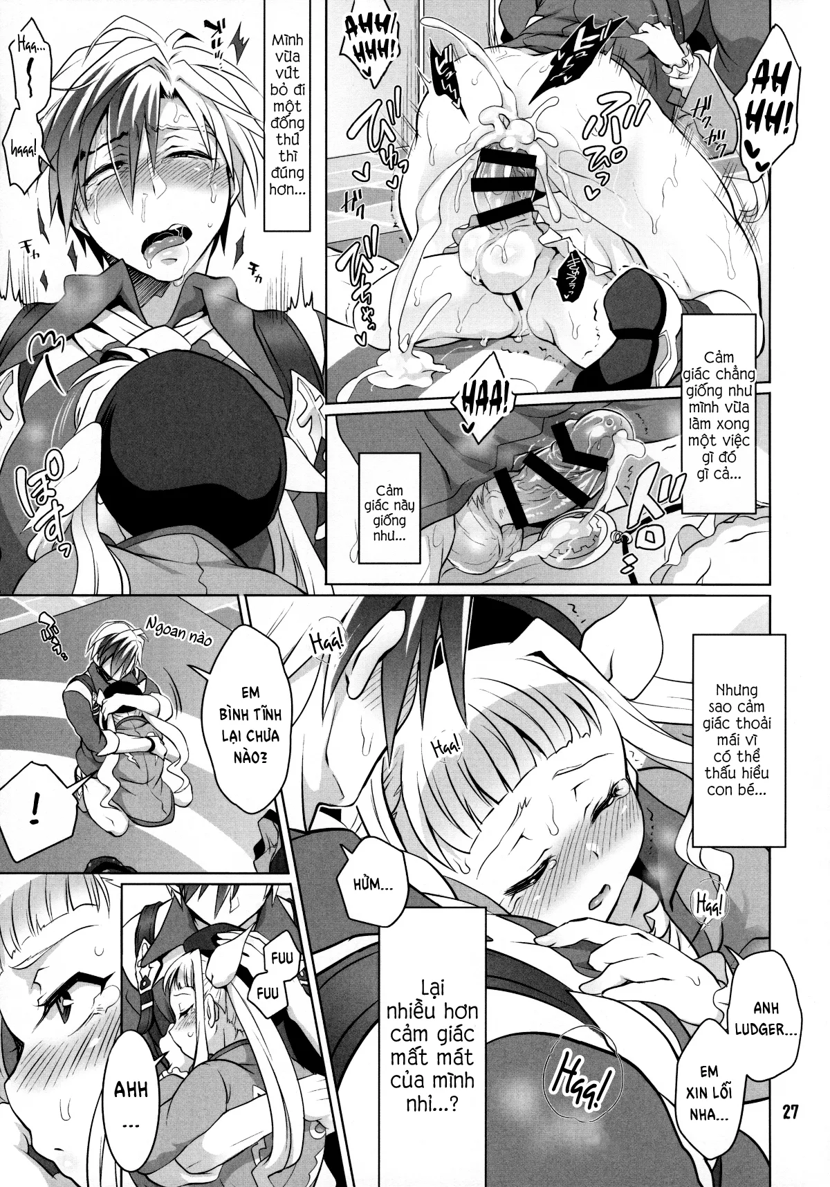 HentaiVN.net - Ảnh 26 - Futanari Elle to Ludger no Aibou Soup - Chap 1