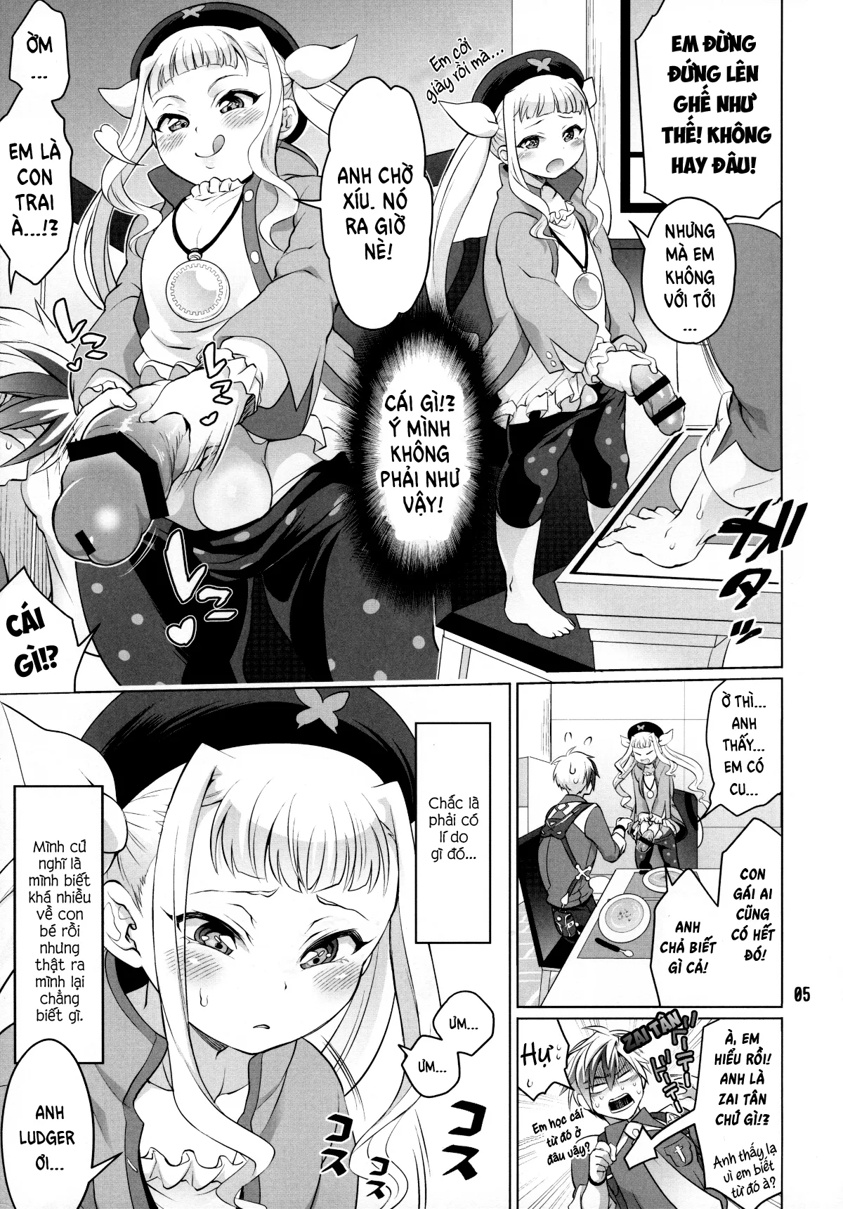 HentaiVN.net - Ảnh 4 - Futanari Elle to Ludger no Aibou Soup - Chap 1