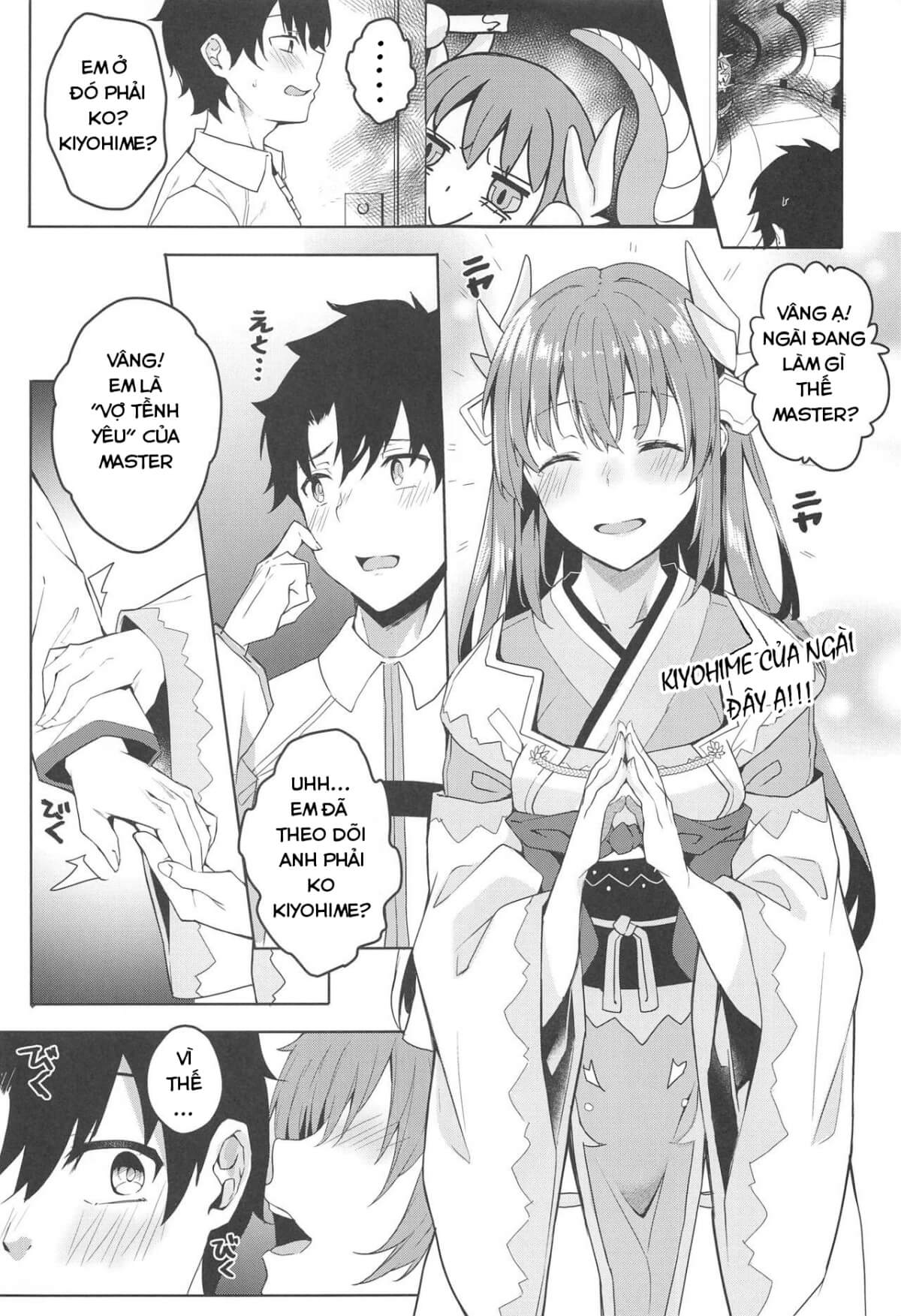 HentaiVN.net - Ảnh 3 - Master, em là của ngài (Fate/Grand Order) [Mashou Kiyohime Junai Monogatari (Fate/Grand Order)] - Chap 1