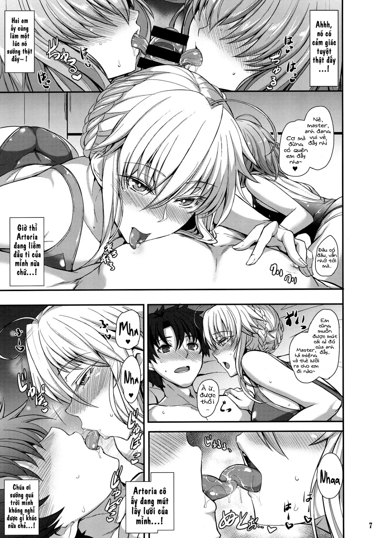 HentaiVN.net - Ảnh 8 - Cùng với những servant mặc đồ bơi thể thao (Fate/Grand Order) [''Kyouei'' Tokusei no Servant to] - Chap 1