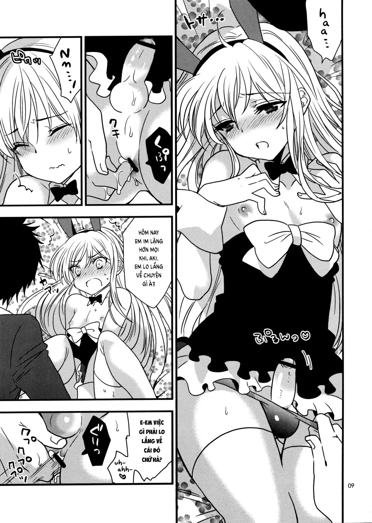 HentaiVN.net - Ảnh 10 - Hyper Usagi Mode!! - Chap 2