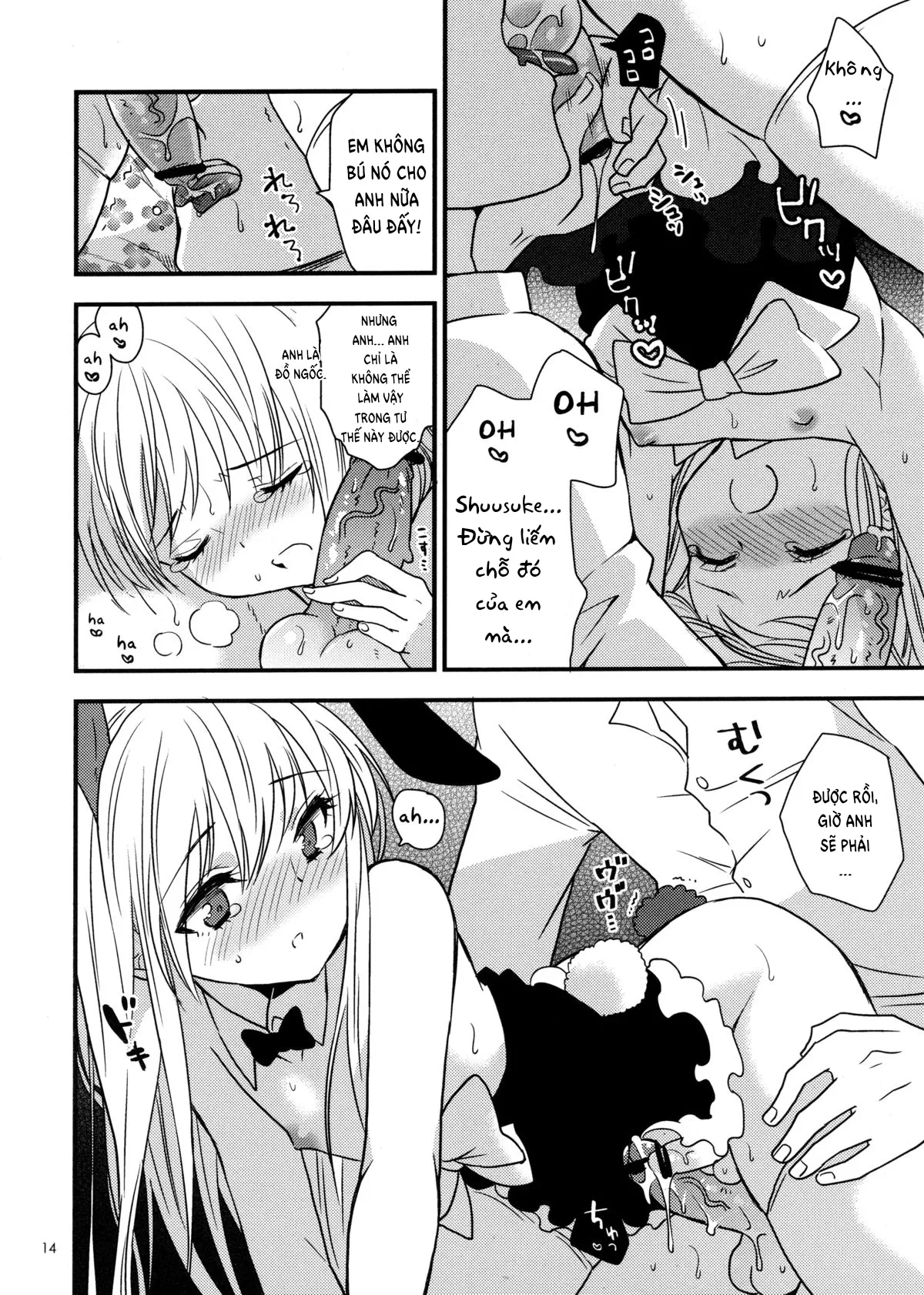 HentaiVN.net - Ảnh 15 - Hyper Usagi Mode!! - Chap 2