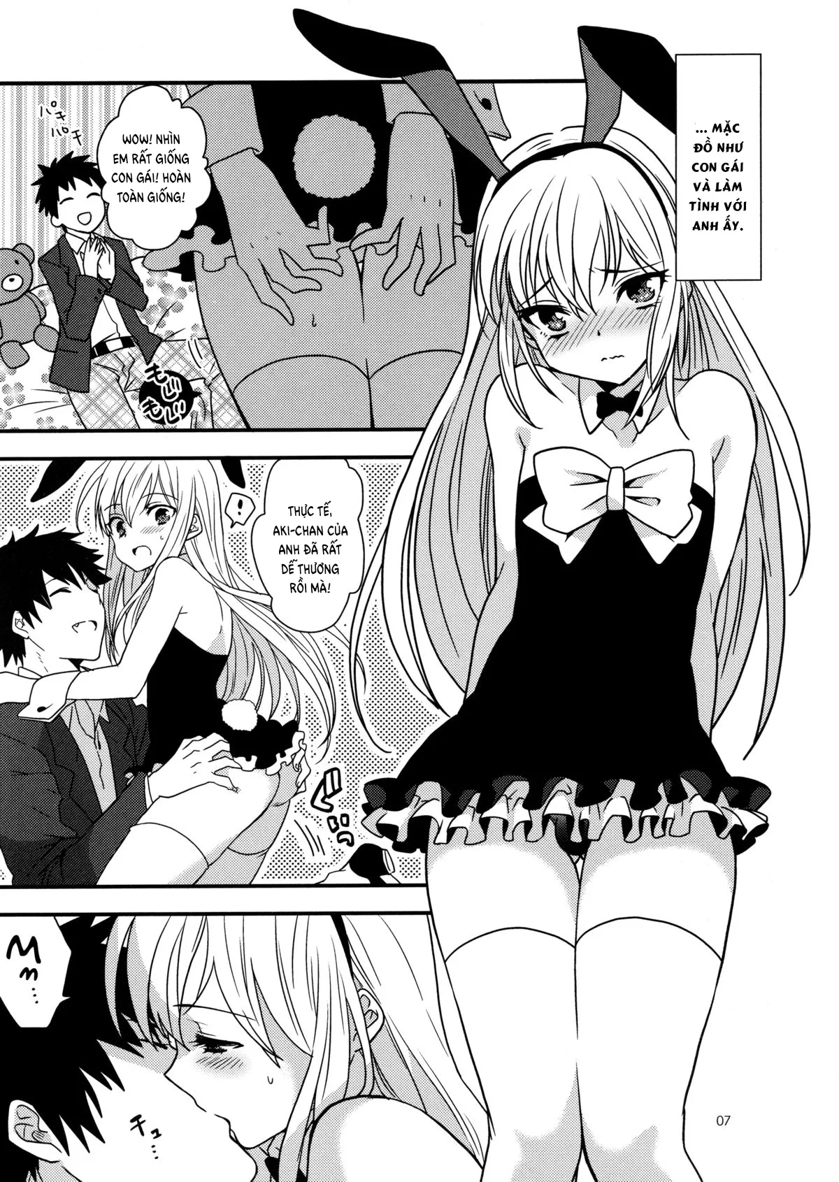 HentaiVN.net - Ảnh 8 - Hyper Usagi Mode!! - Chap 2