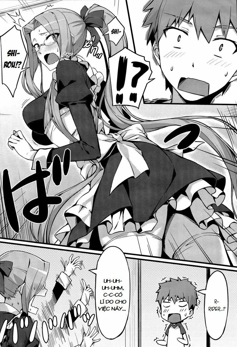 HentaiVN.net - Ảnh 5 - Rider-San To Maid Fuku. (Fate Stay Night) - Chap 1