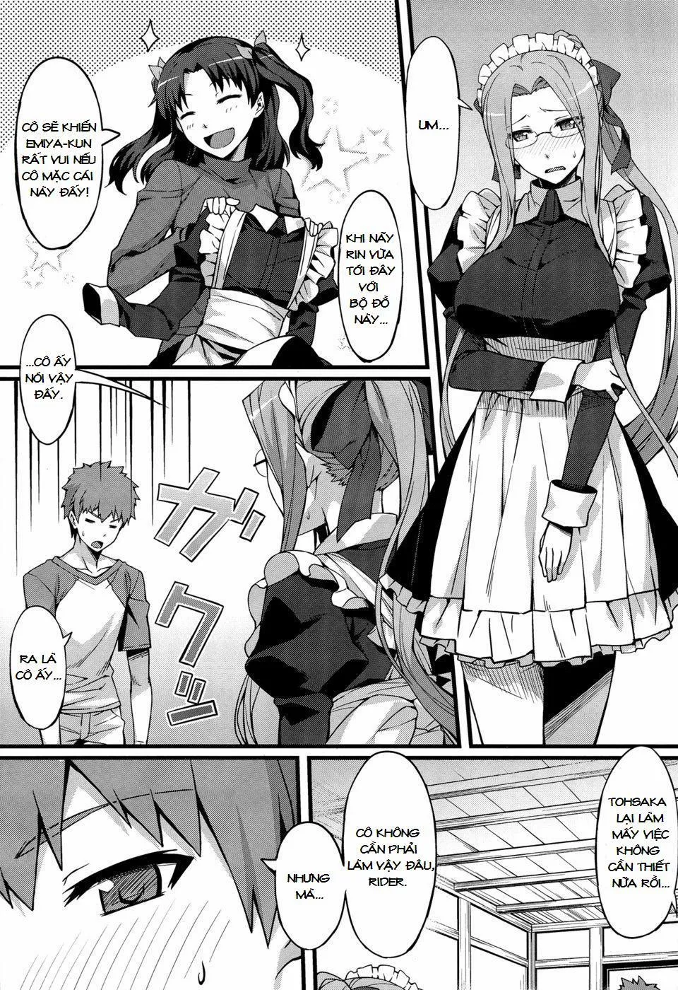 HentaiVN.net - Ảnh 6 - Rider-San To Maid Fuku. (Fate Stay Night) - Chap 1