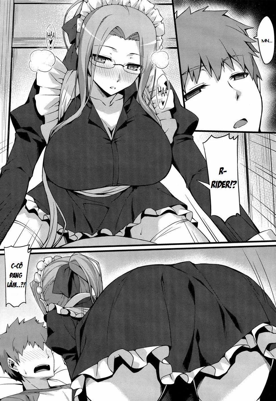 HentaiVN.net - Ảnh 8 - Rider-San To Maid Fuku. (Fate Stay Night) - Chap 1
