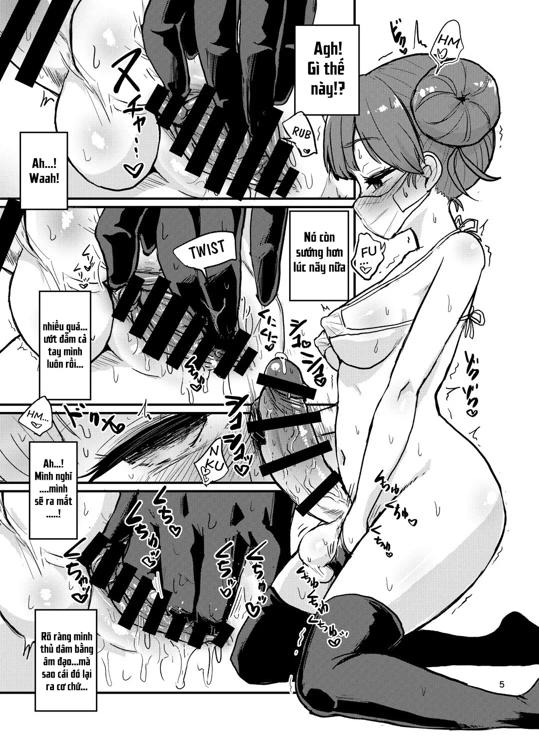 HentaiVN.net - Ảnh 6 - Chuyện nàng futanari thủ dâm! [Futanari Onanism] - Chap 1