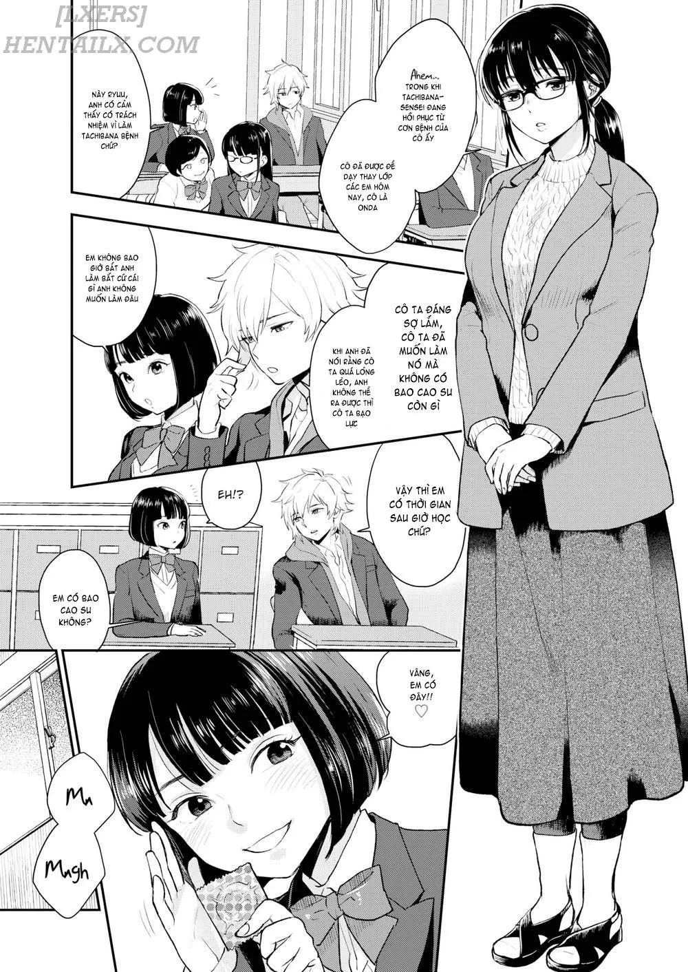 HentaiVN.net - Ảnh 8 - After School Down the Drain [Comic Kairakuten 2017-03] - Chap 1