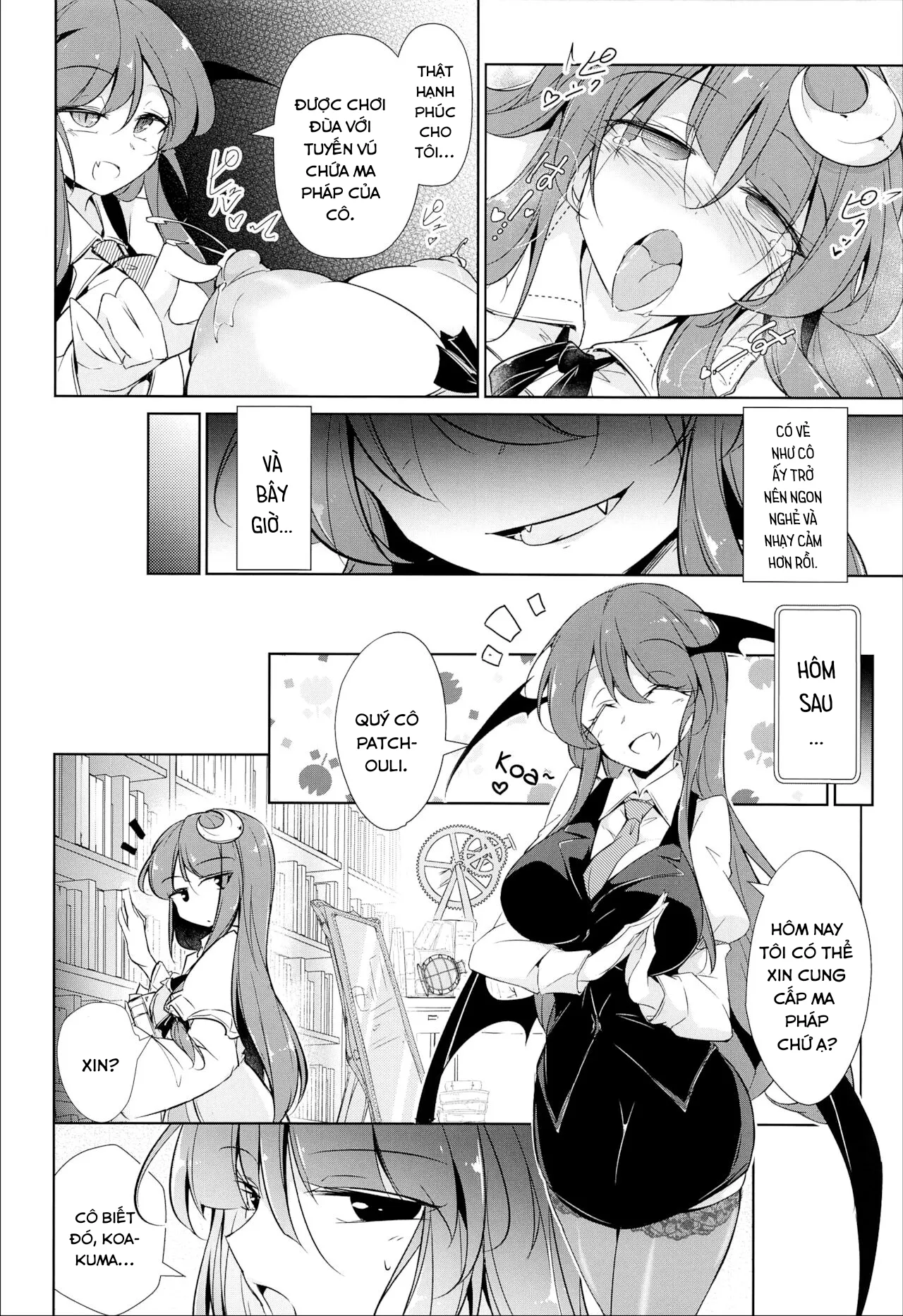 HentaiVN.net - Ảnh 10 - Patchouli Maryoku Sakunyu Kaihatsu - Chap 1