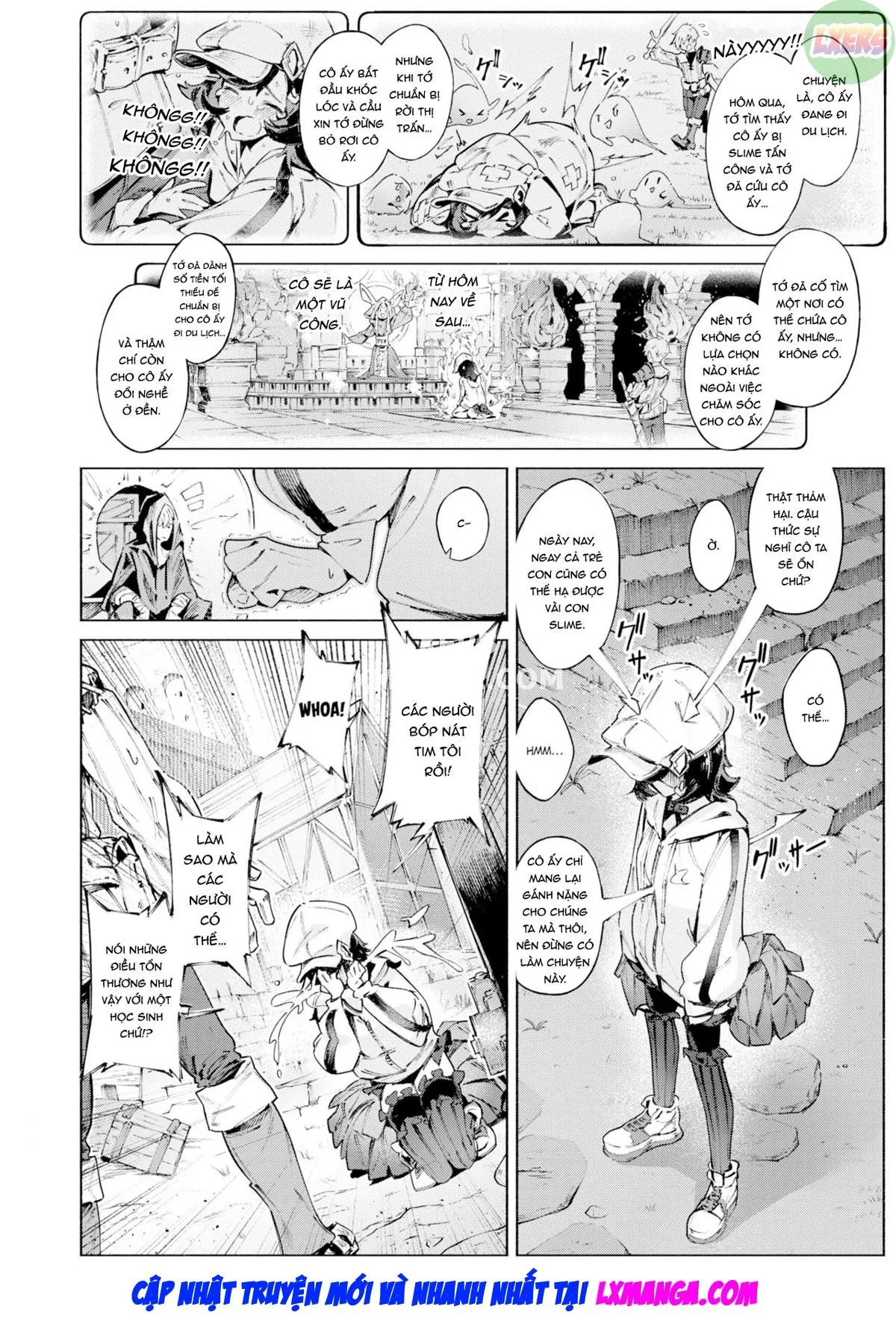 HentaiVN.net - Ảnh 5 - Boukensha-tachi no Nagai Tabiji - Chap 1