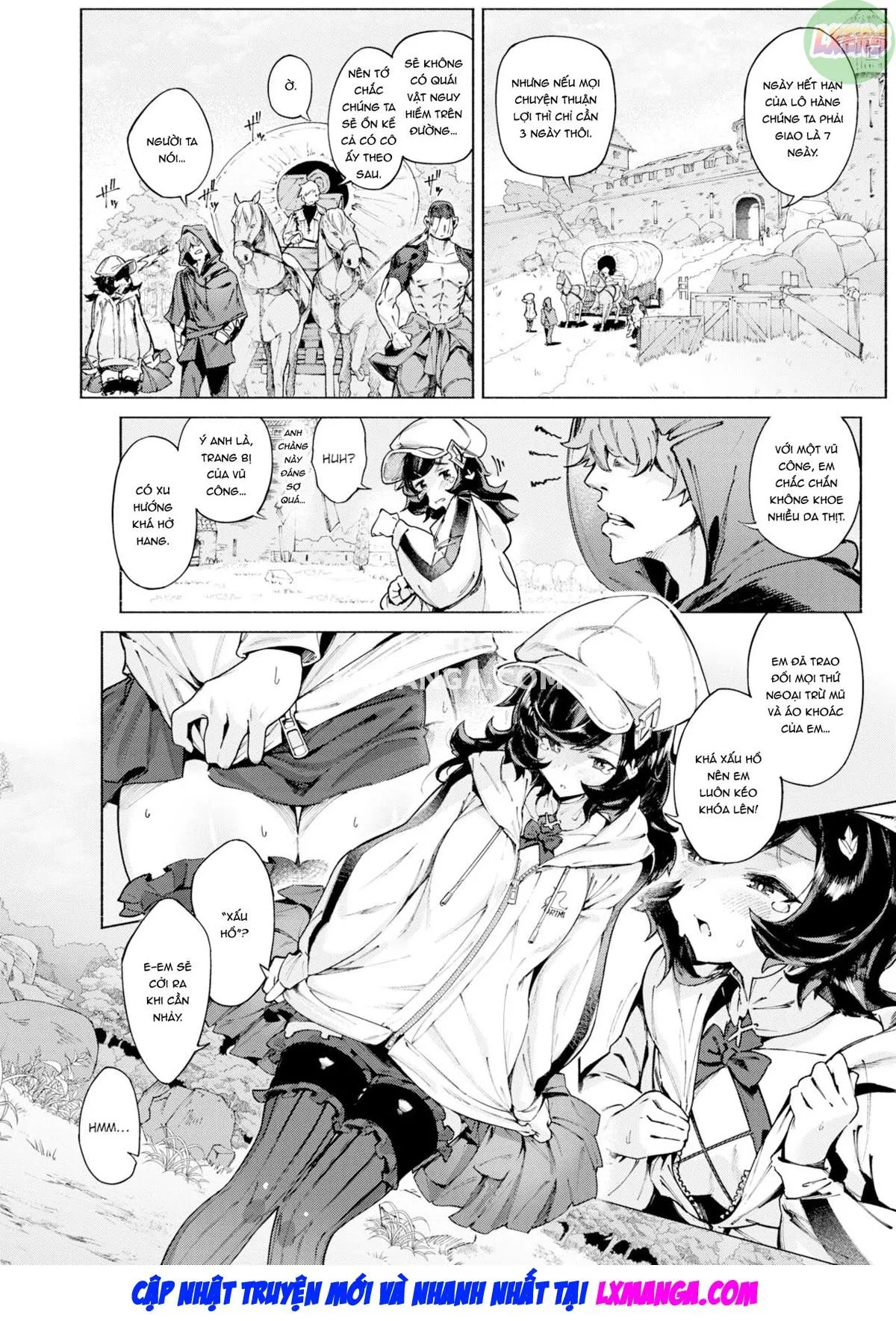 HentaiVN.net - Ảnh 7 - Boukensha-tachi no Nagai Tabiji - Chap 1