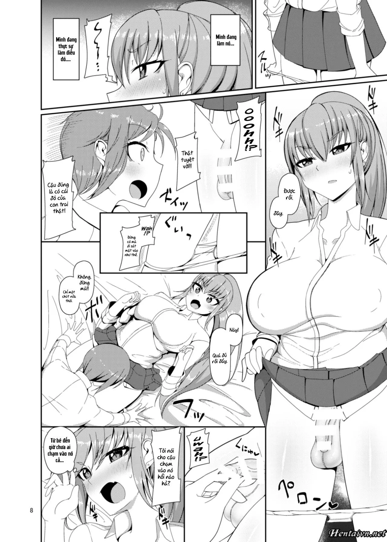 HentaiVN.net - Ảnh 8 - Cô bạn cùng lớp Futanari của tôi [Classmate no Futanarikko] - Chap 1