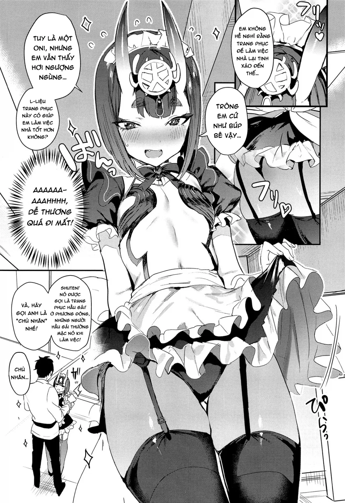 HentaiVN.net - Ảnh 5 - Shuten Douji-chan o Komarasetai (Fate/Grand Order) - Chap 1