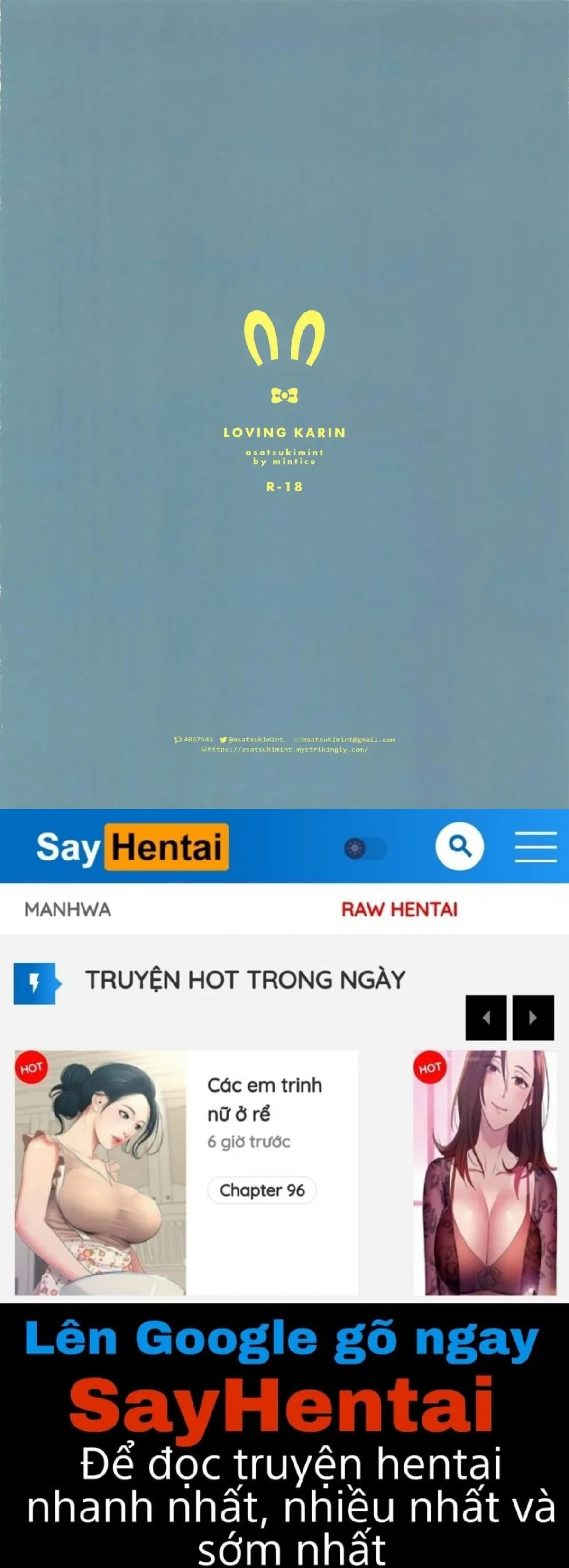 HentaiVN.net - Ảnh 20 - Karin đáng yêu [Loving Karin] - Chap 1