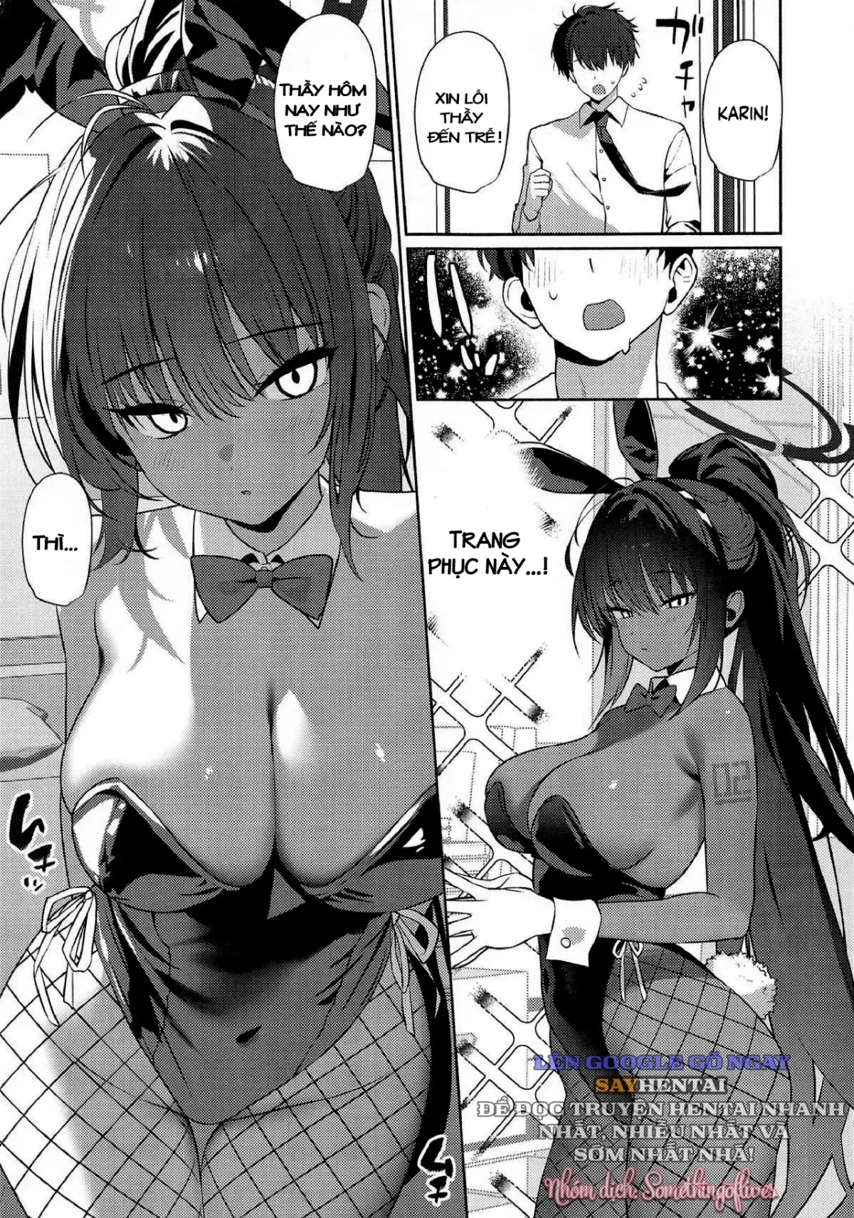 HentaiVN.net - Ảnh 3 - Karin đáng yêu [Loving Karin] - Chap 1